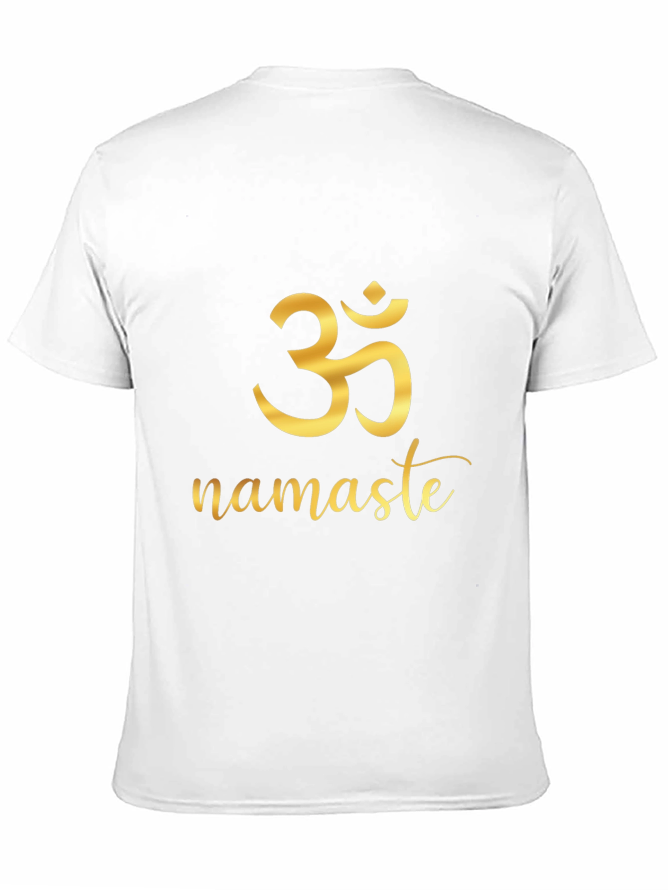 Om Namaste Graphic Black T-Shirt