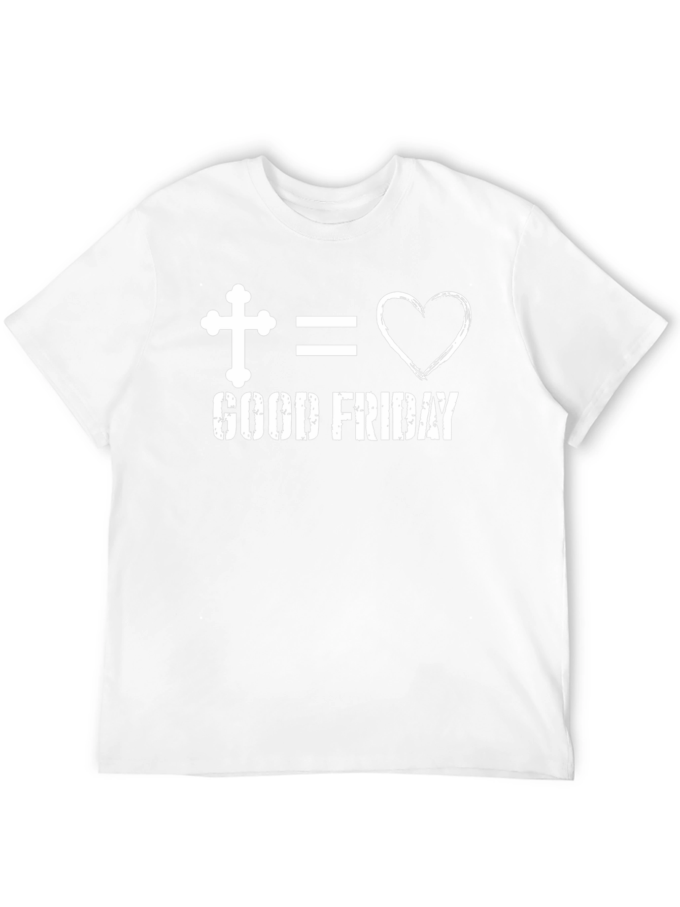 Good Friday Christian T-Shirt - Cross Equals Love