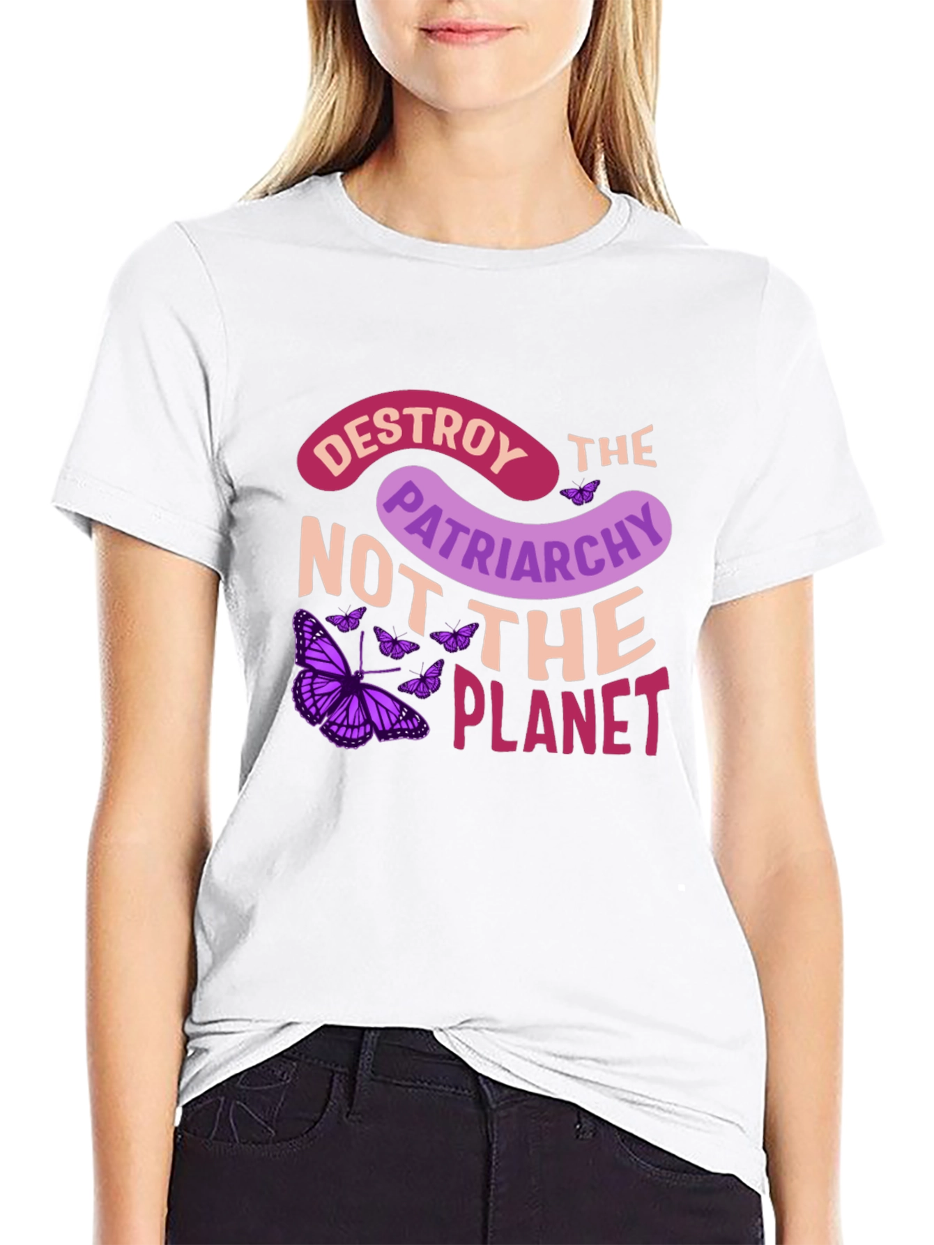 Destroy Patriarchy Not the Planet Graphic Tee