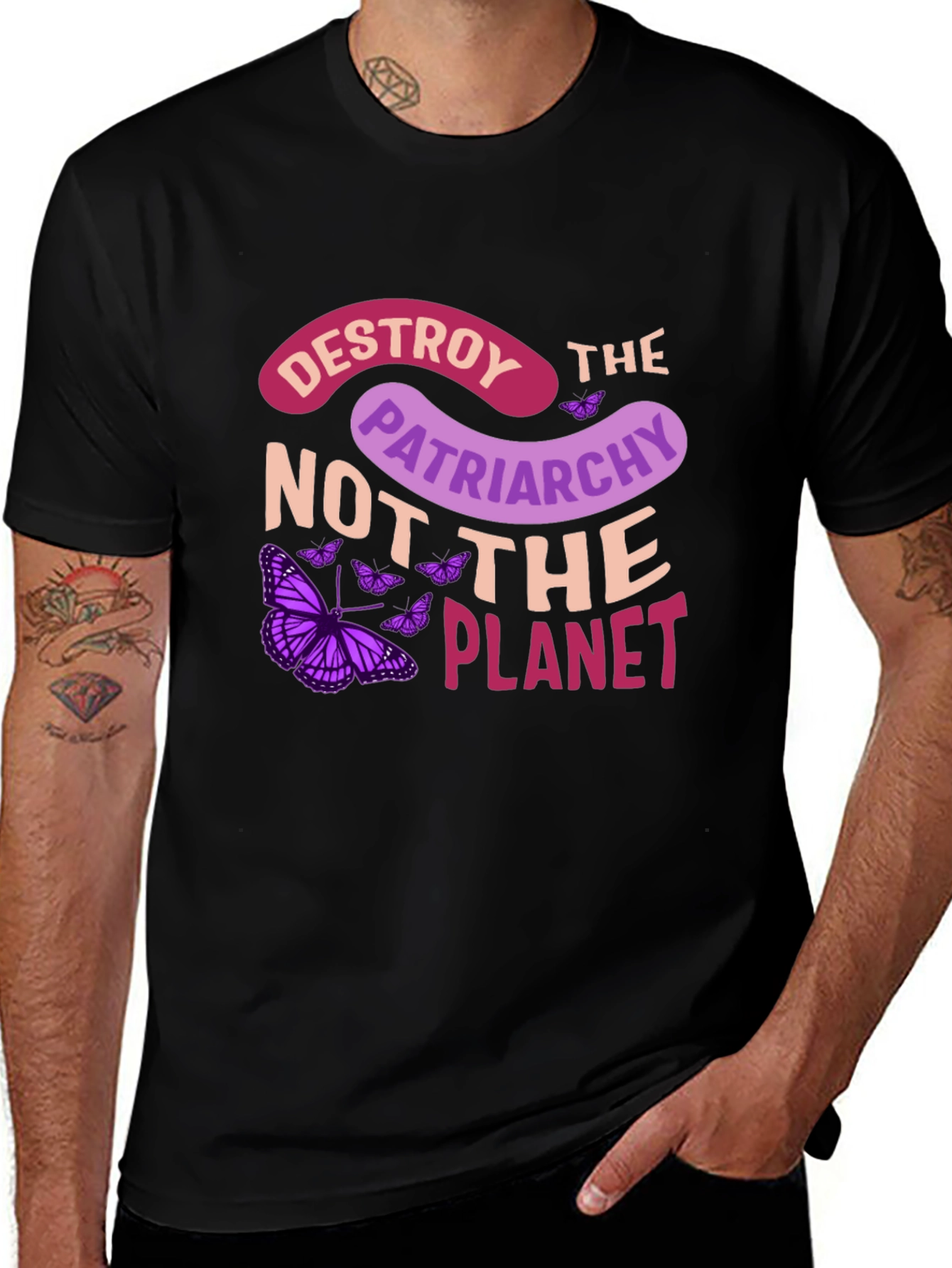 Destroy Patriarchy Not the Planet Graphic Tee