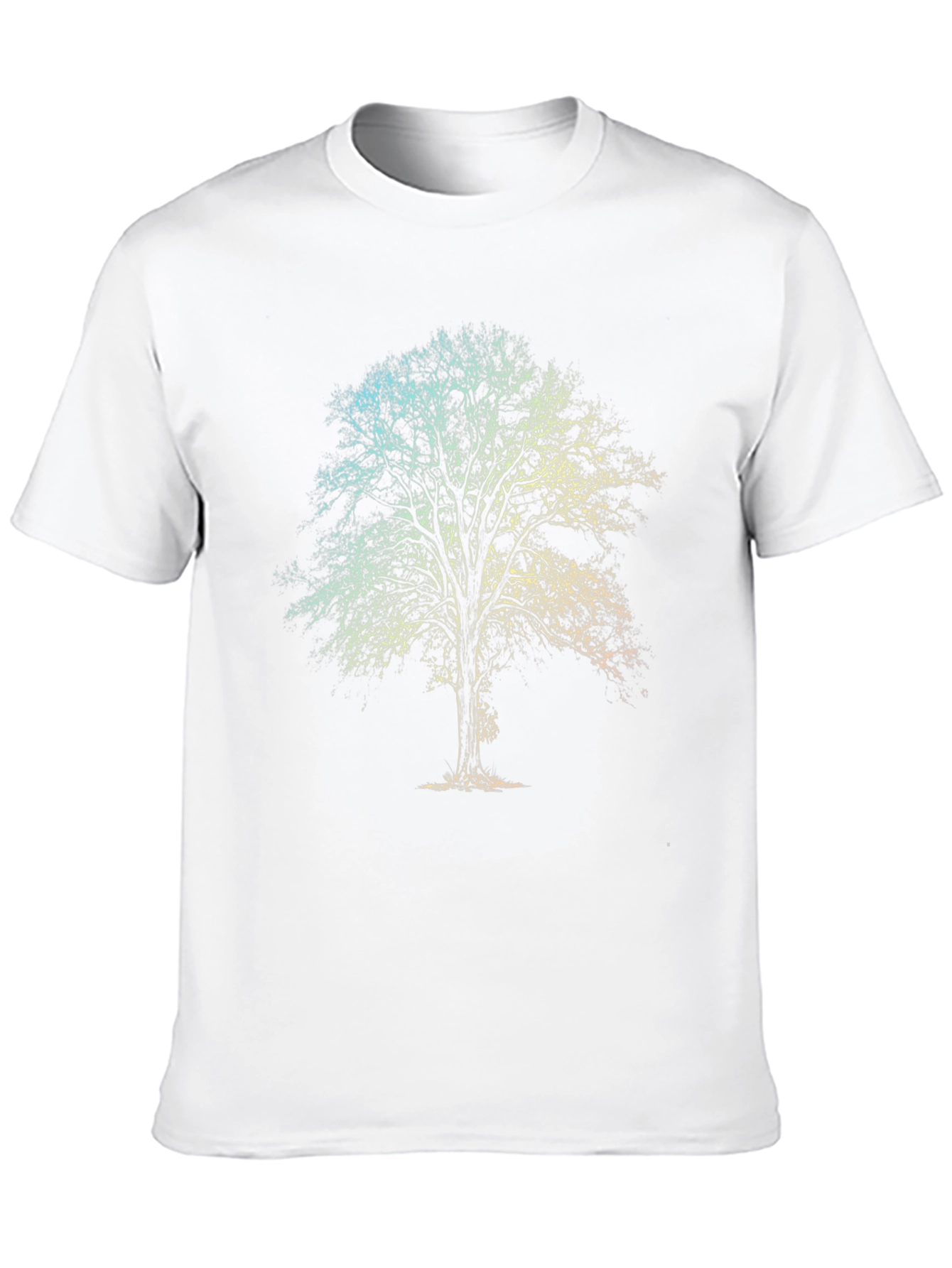 Nature Tree Graphic Tee - Mens Black T-Shirt