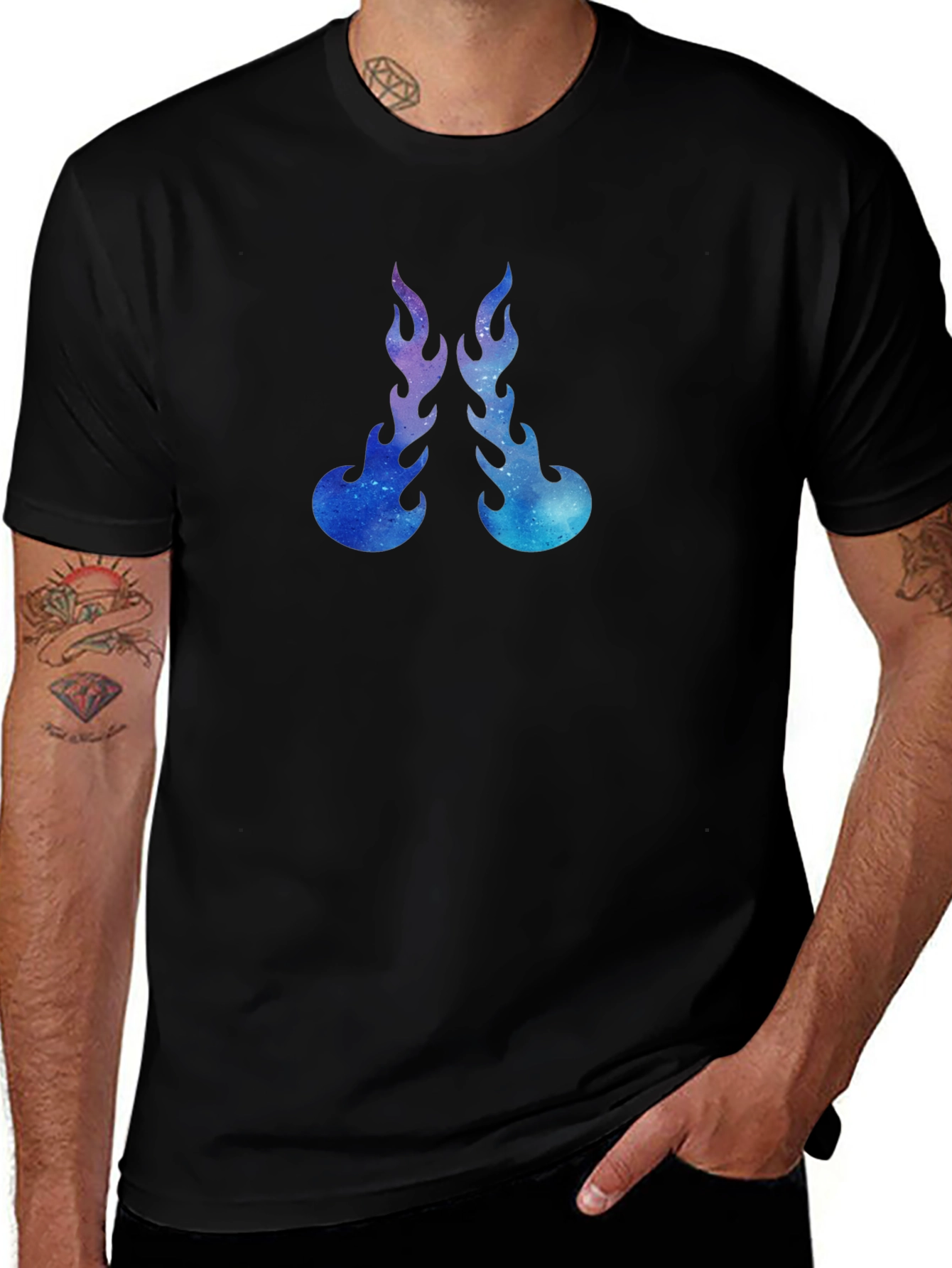 Galaxy Flame Graphic Tee