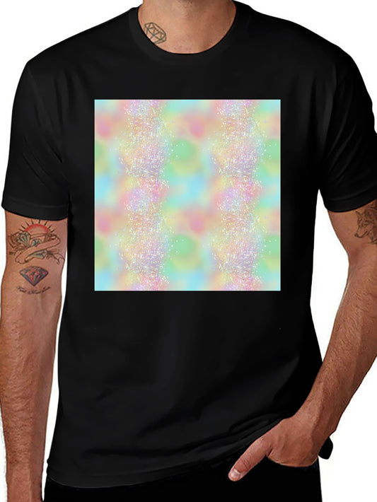 Sparkle Pattern Black T-Shirt
