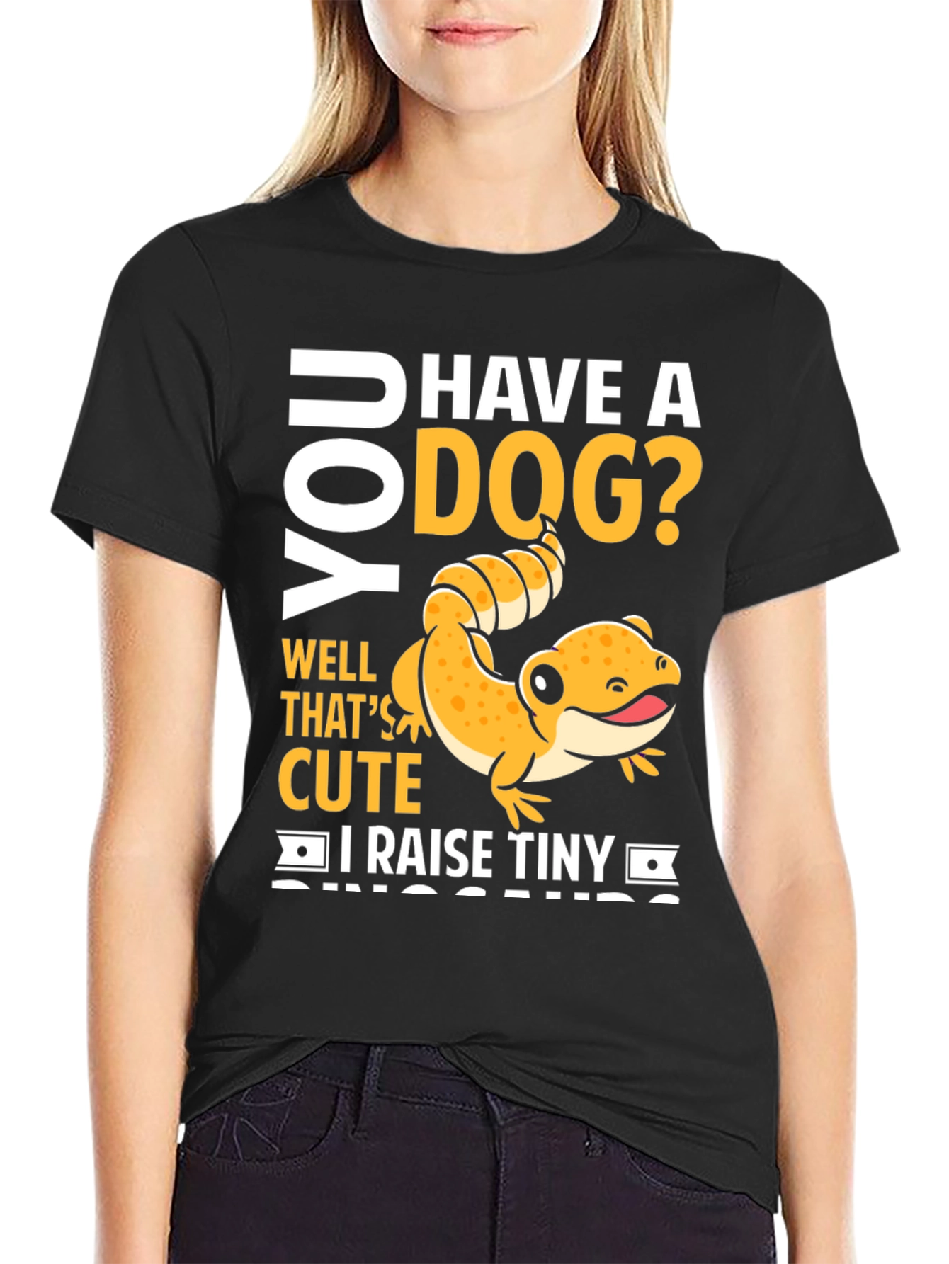 Funny Reptile Lover T-Shirt - I Raise Tiny Dinosaurs!