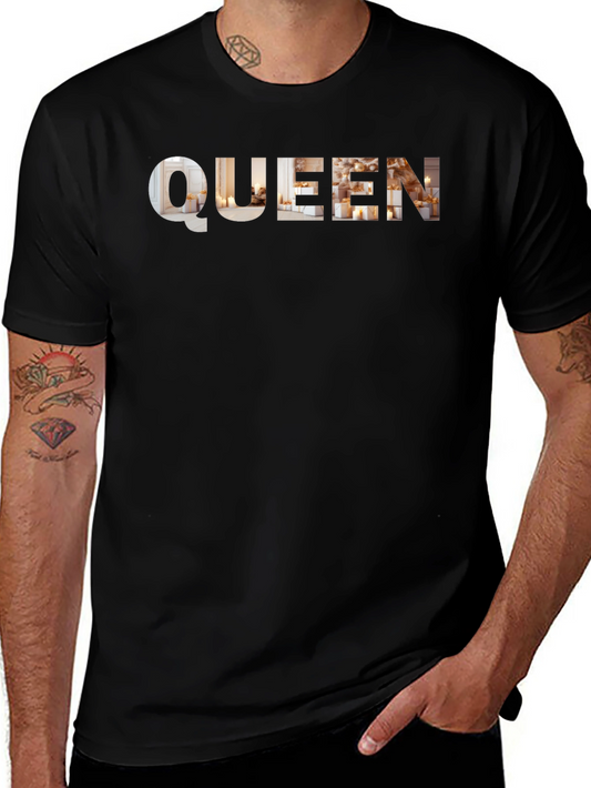 Queen Graphic Tee - Stylish Black T-Shirt