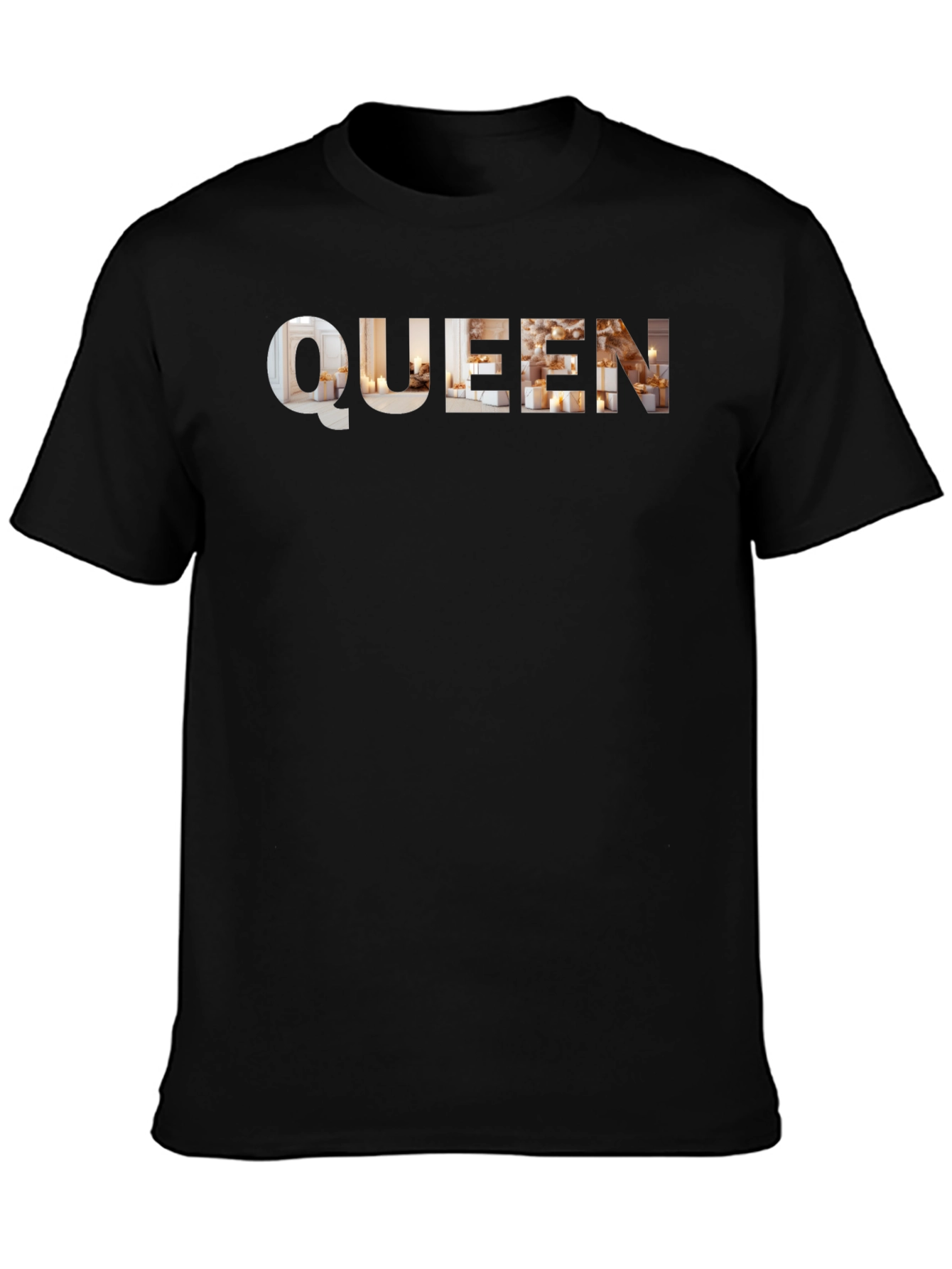 Queen Graphic Tee - Stylish Black T-Shirt