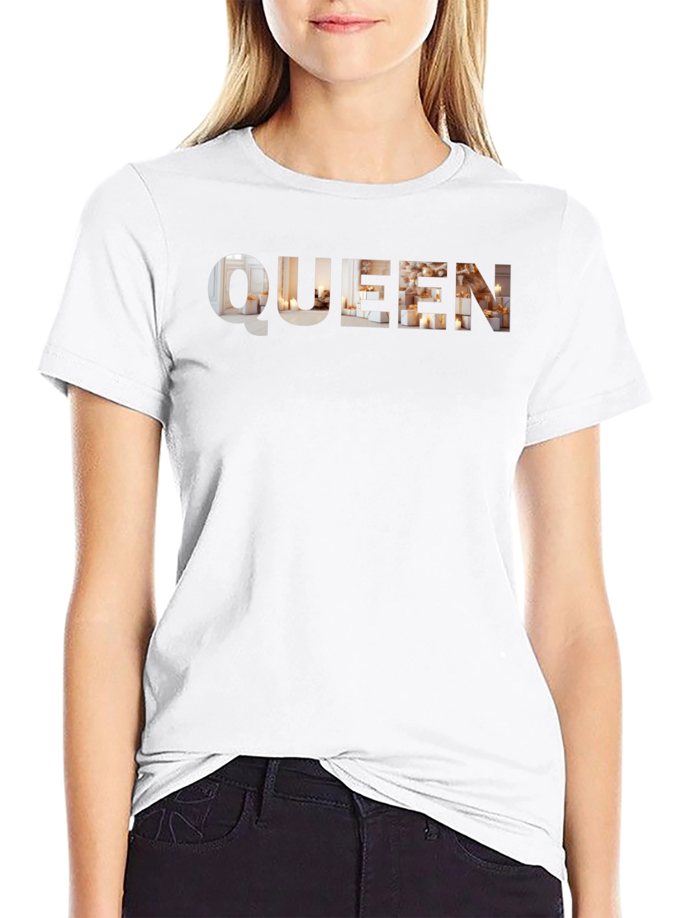 Queen Graphic Tee - Stylish Black T-Shirt