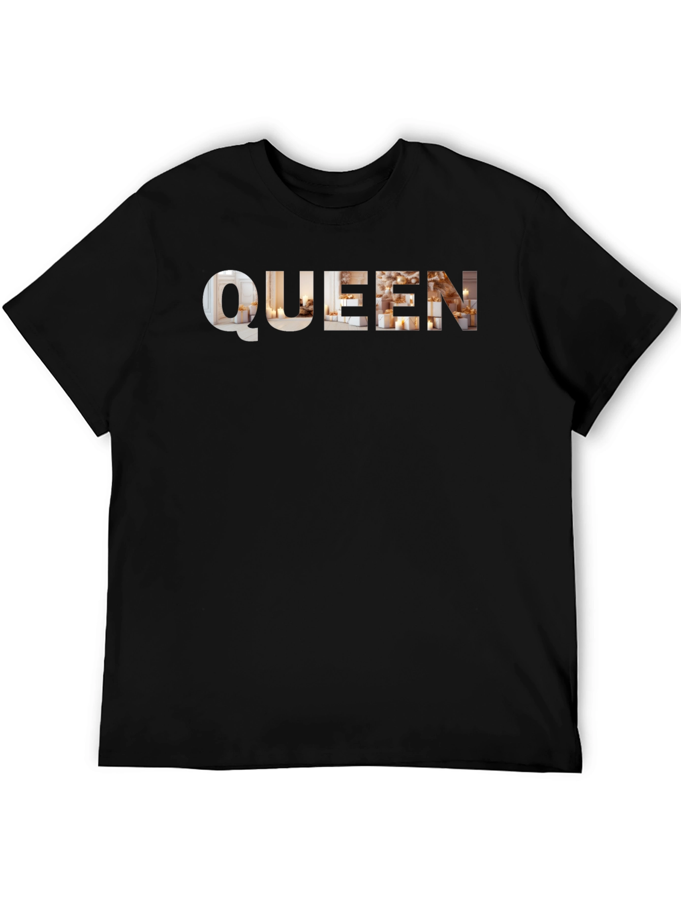 Queen Graphic Tee - Stylish Black T-Shirt