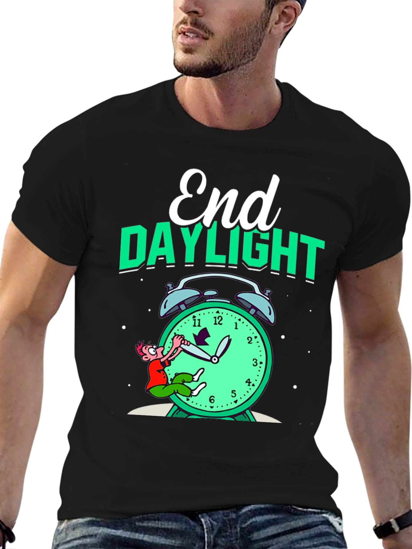 End Daylight Savings Time Graphic T-Shirt