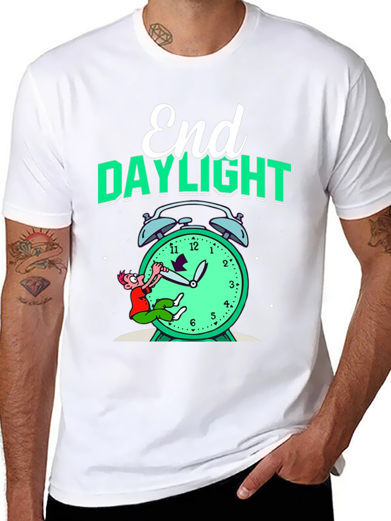 End Daylight Savings Time Graphic T-Shirt