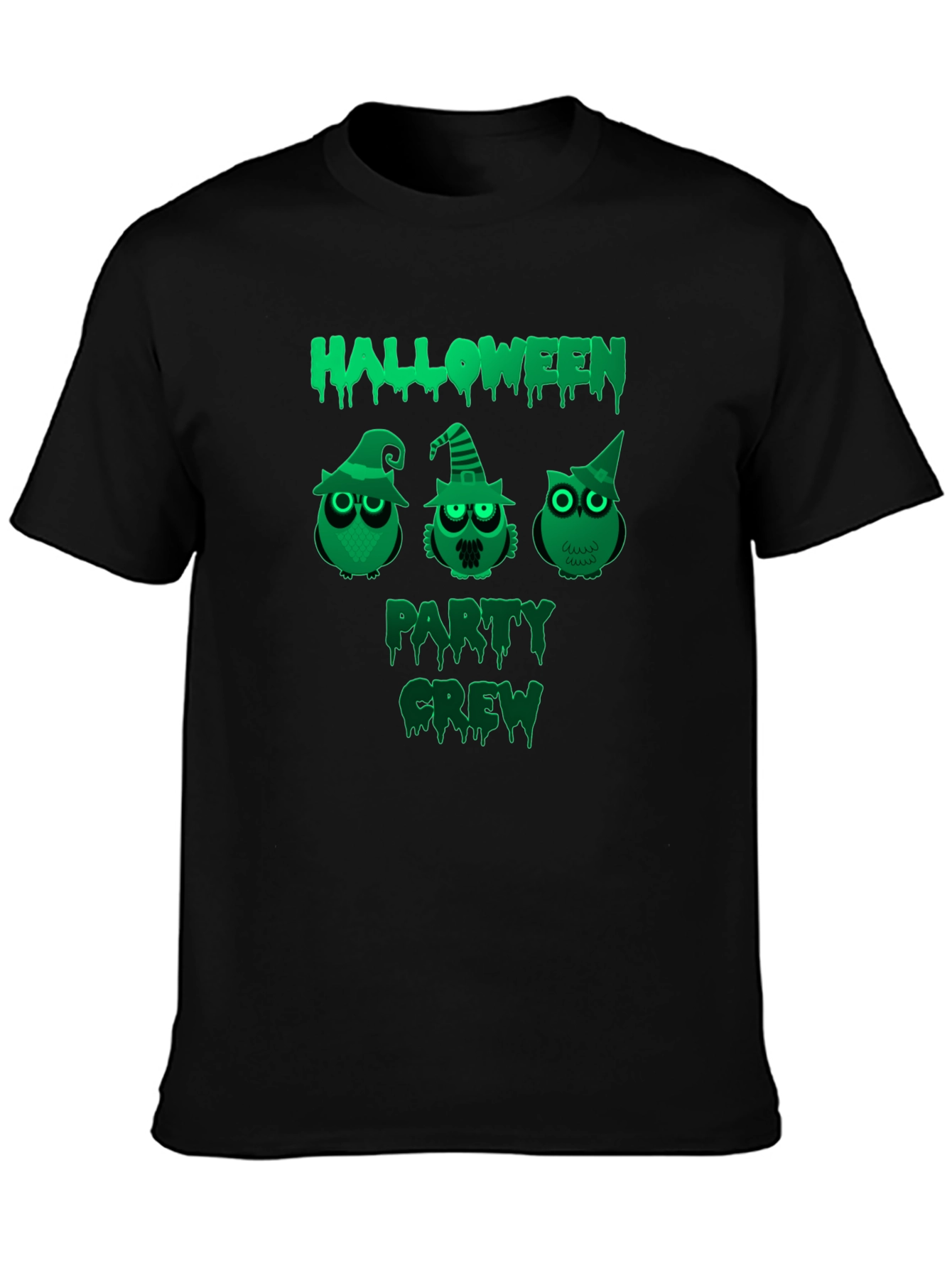 Halloween Party Crew Owl T-Shirt