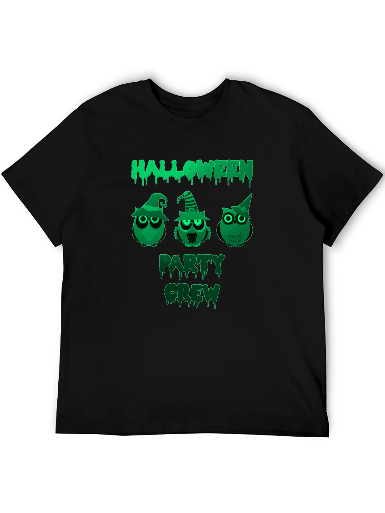 Halloween Party Crew Owl T-Shirt