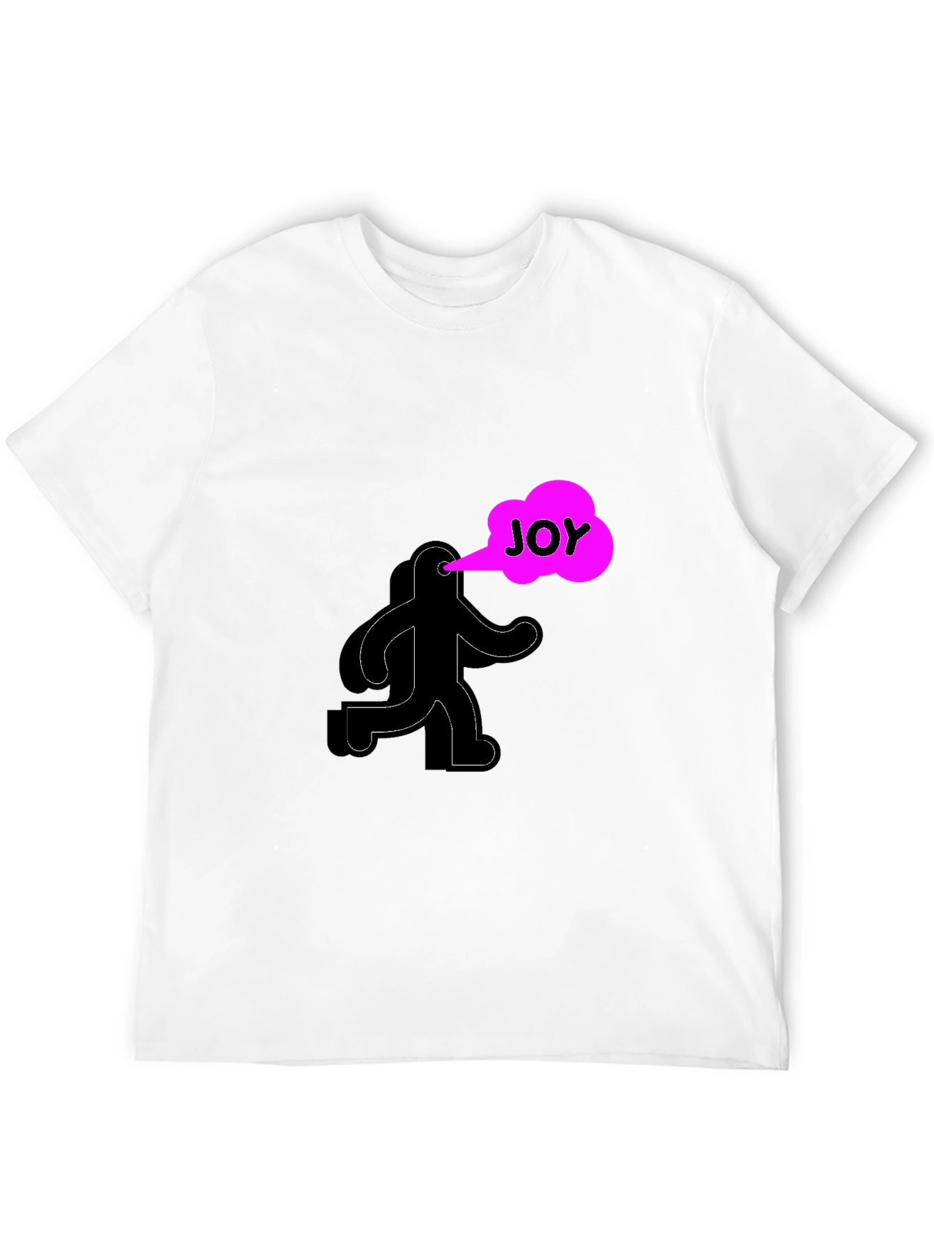 Joyful Graphic Black T-Shirt