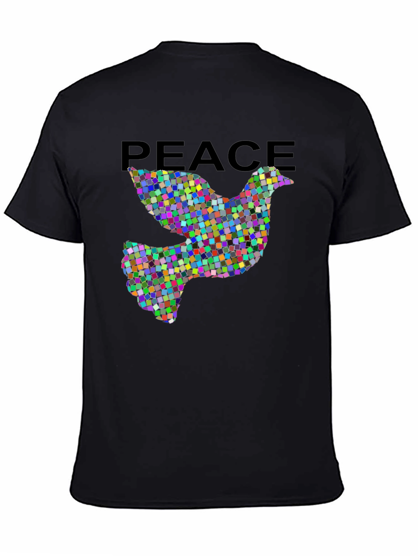 Peace Dove Graphic Tee - Black