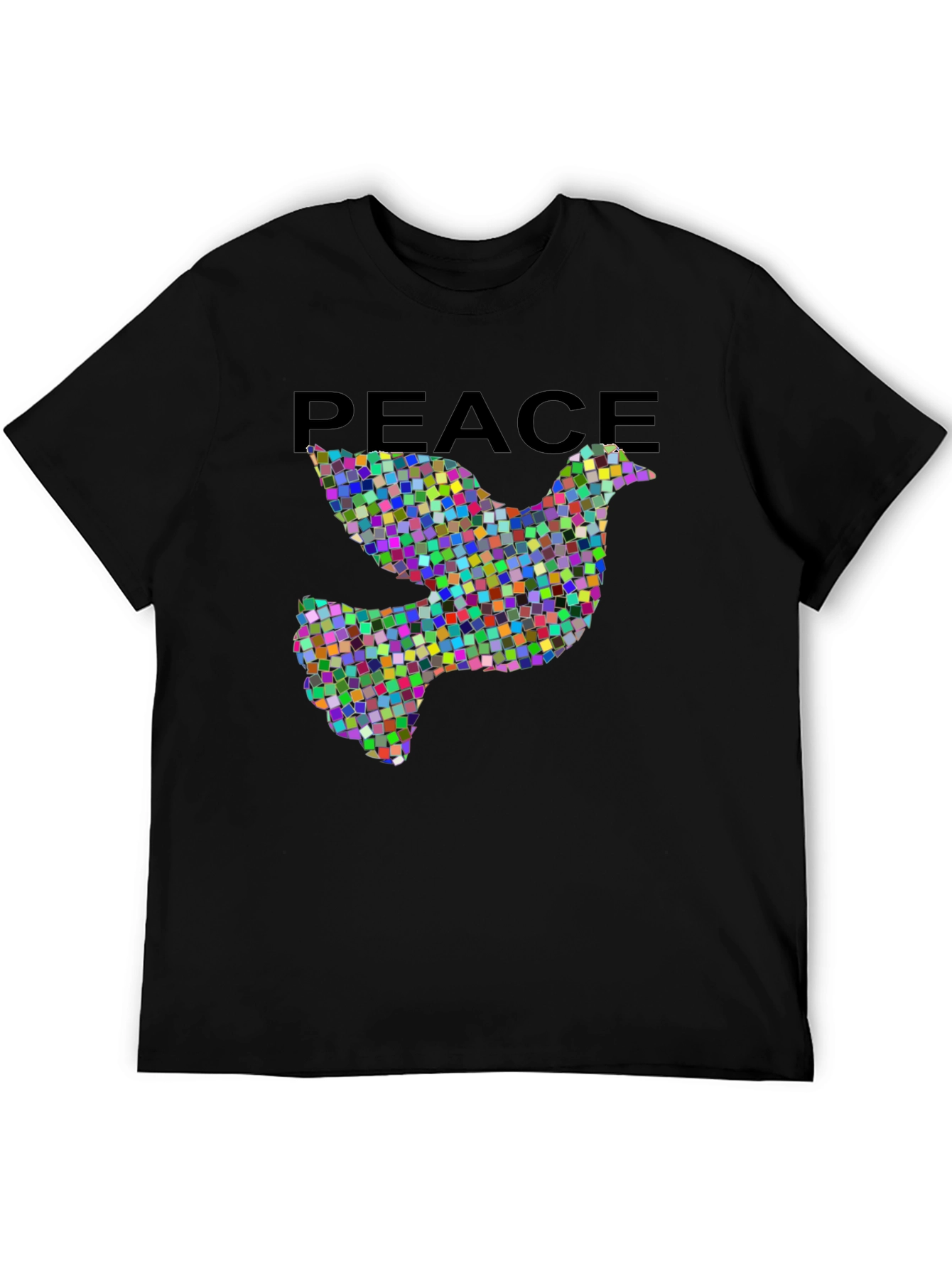 Peace Dove Graphic Tee - Black