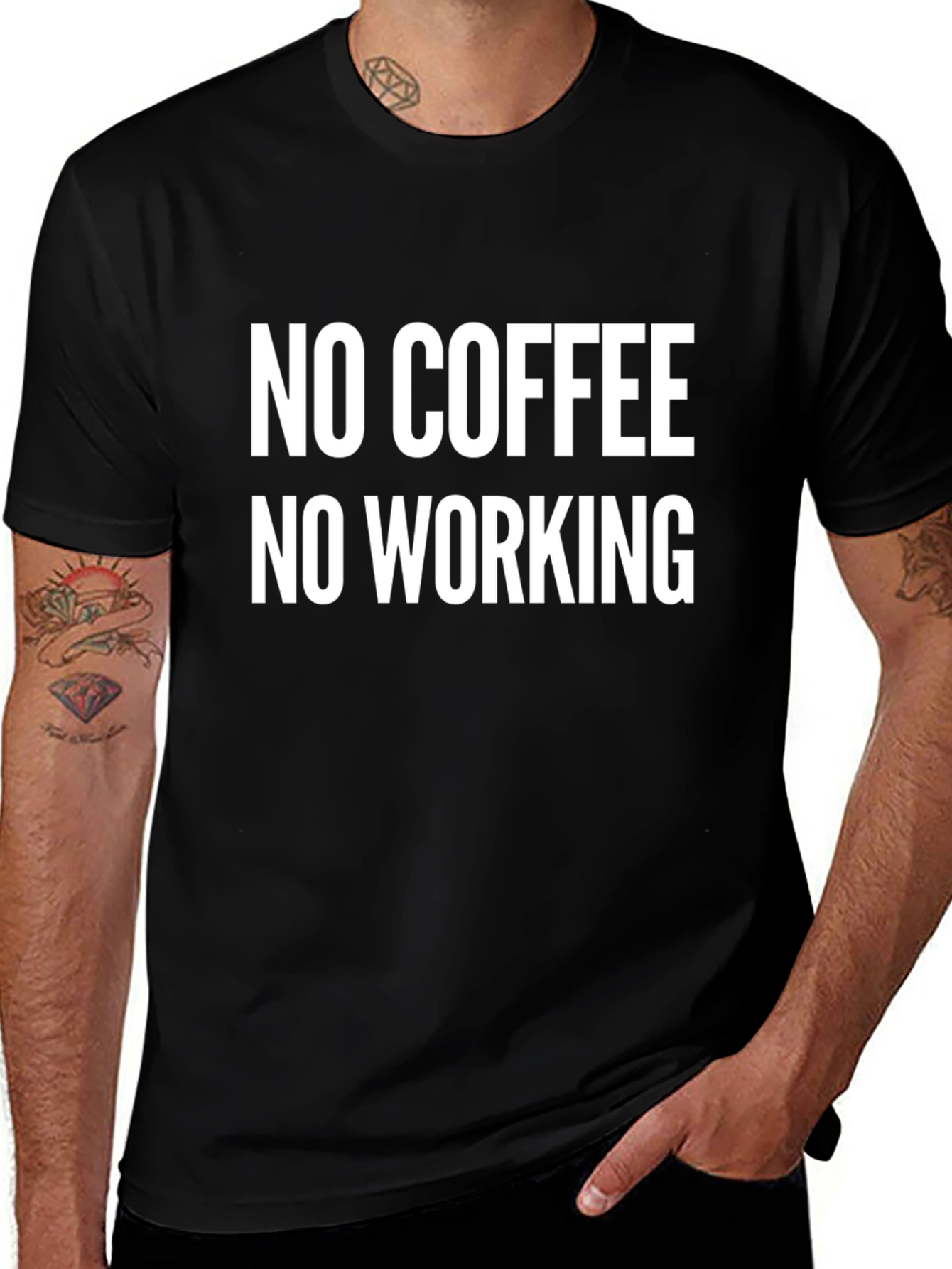 No Coffee No Working Graphic Tee