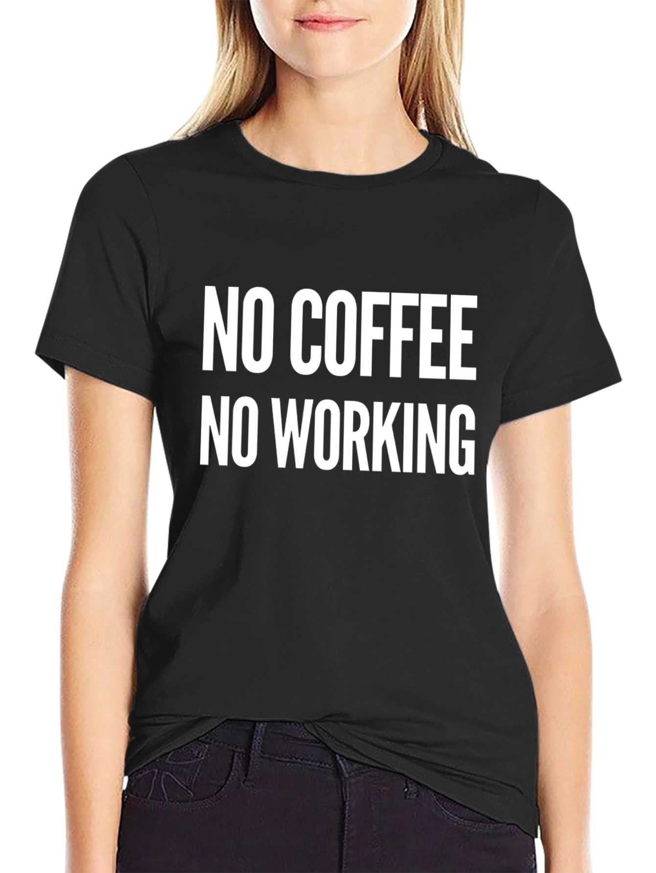 No Coffee No Working Graphic Tee