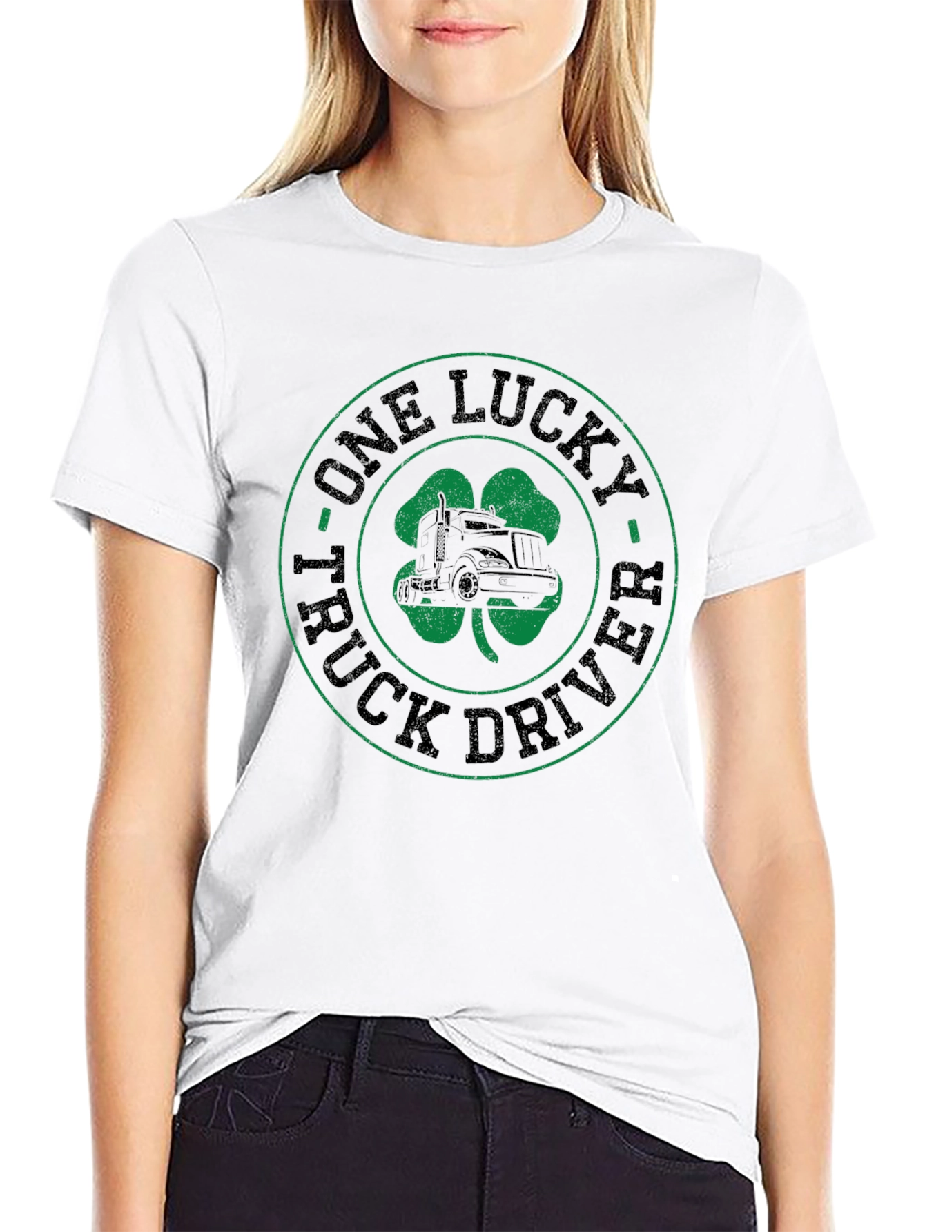 Lucky Truck Driver T-Shirt - St. Patricks Day