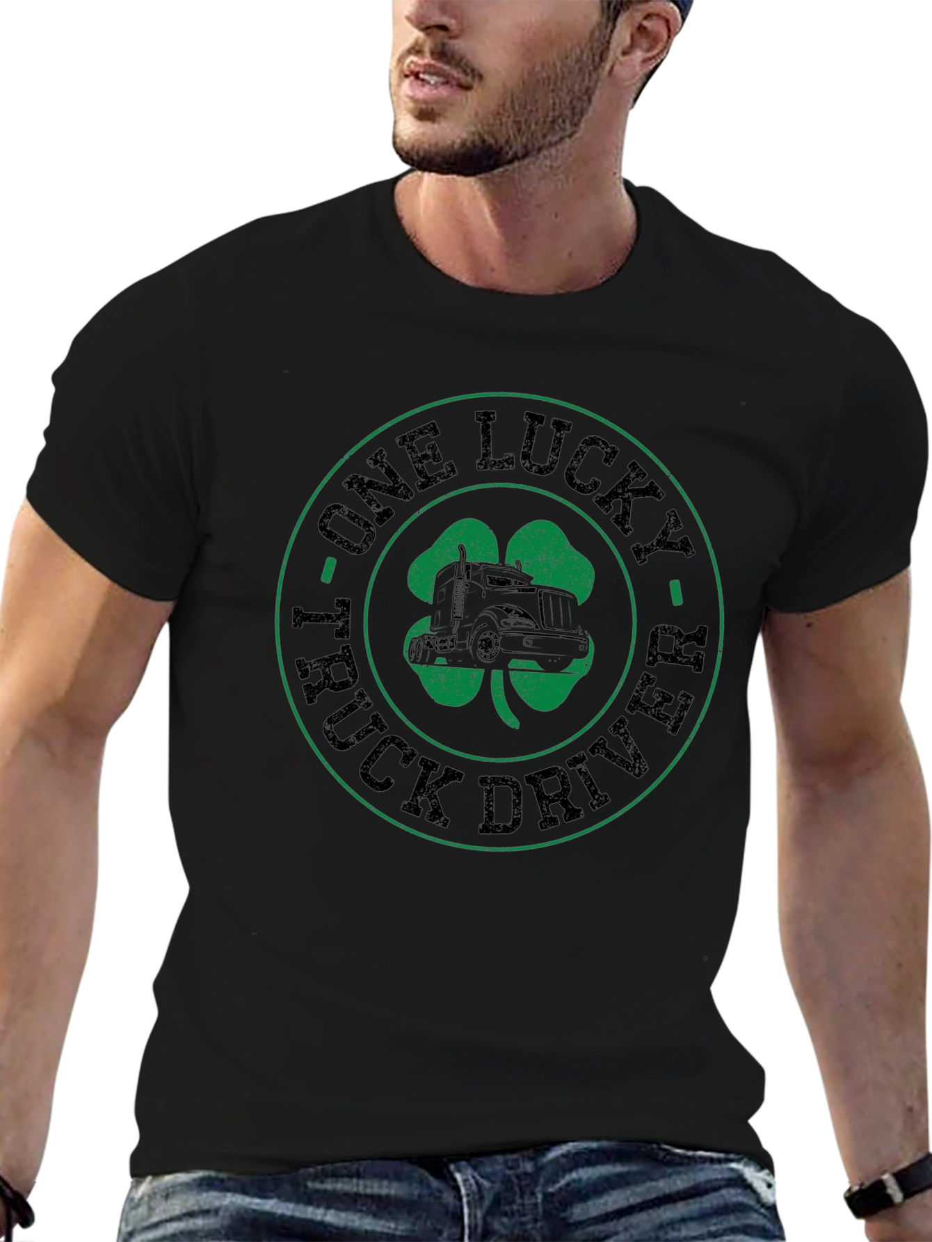 Lucky Truck Driver T-Shirt - St. Patricks Day