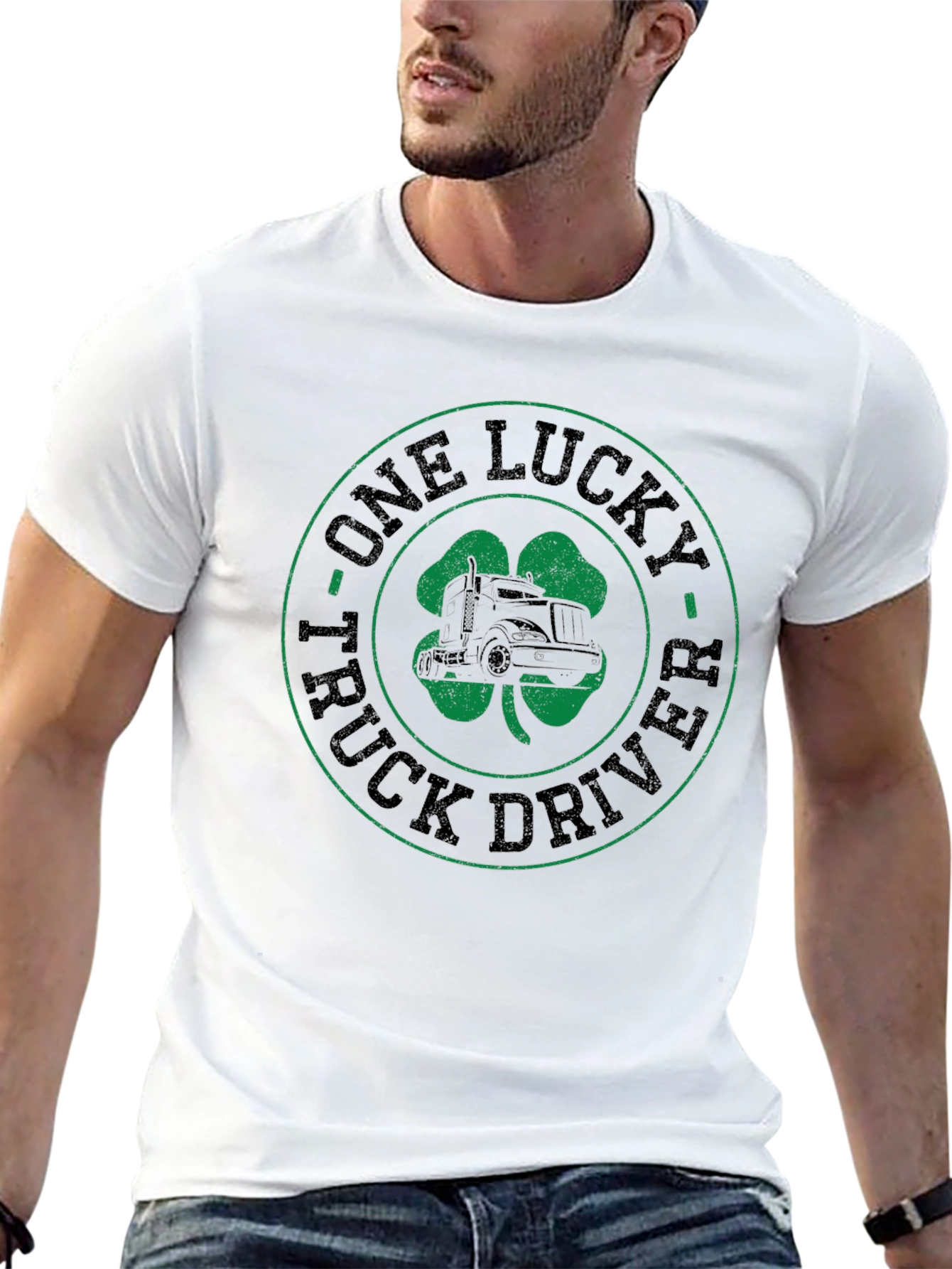 Lucky Truck Driver T-Shirt - St. Patricks Day