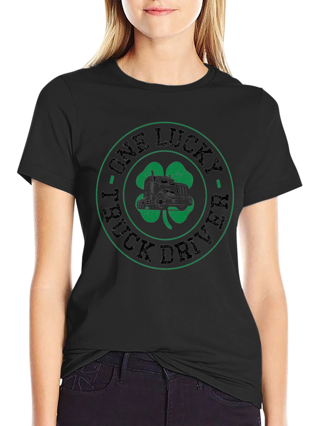 Lucky Truck Driver T-Shirt - St. Patricks Day