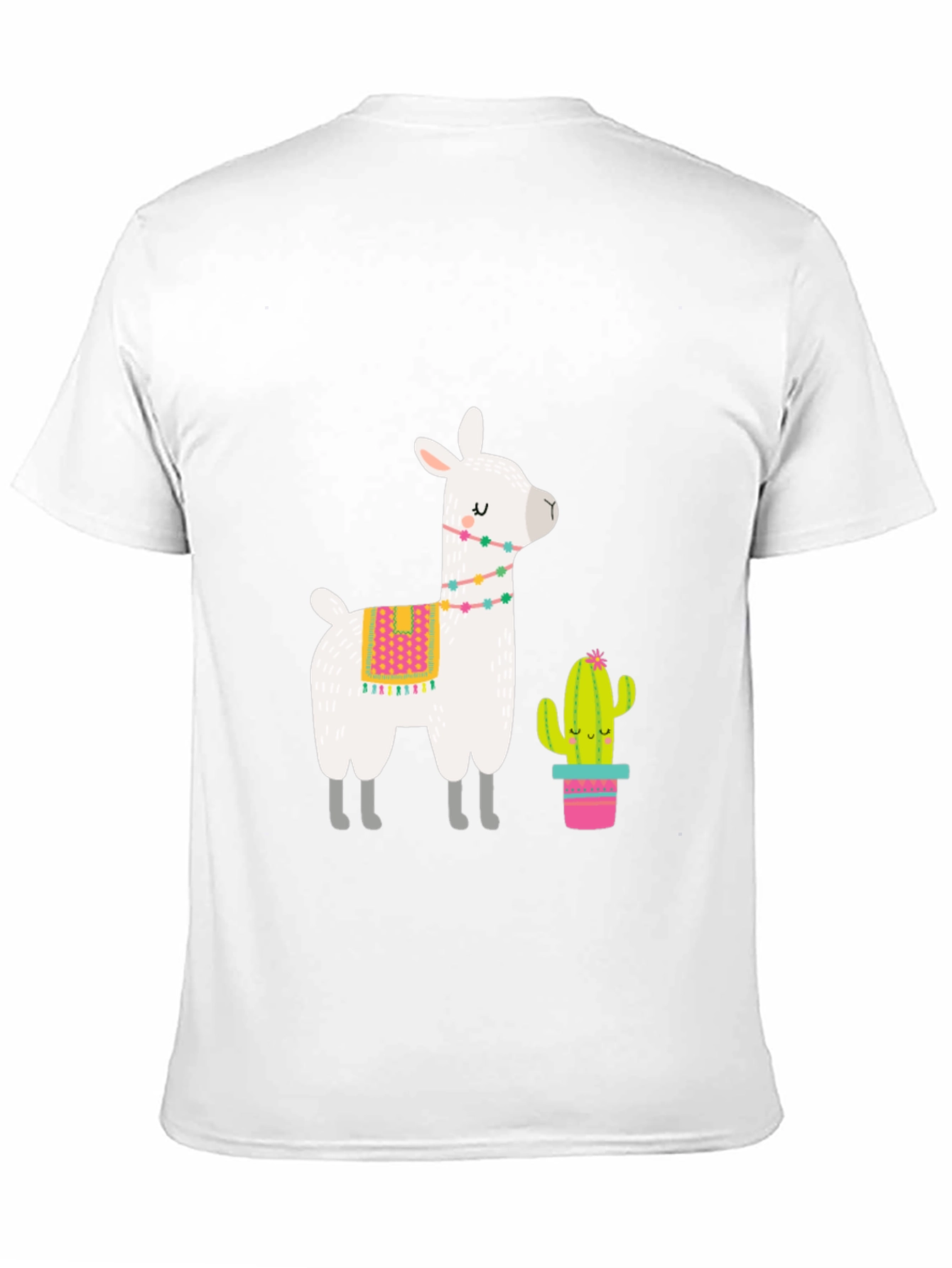 Llama & Cactus Graphic Tee - Black