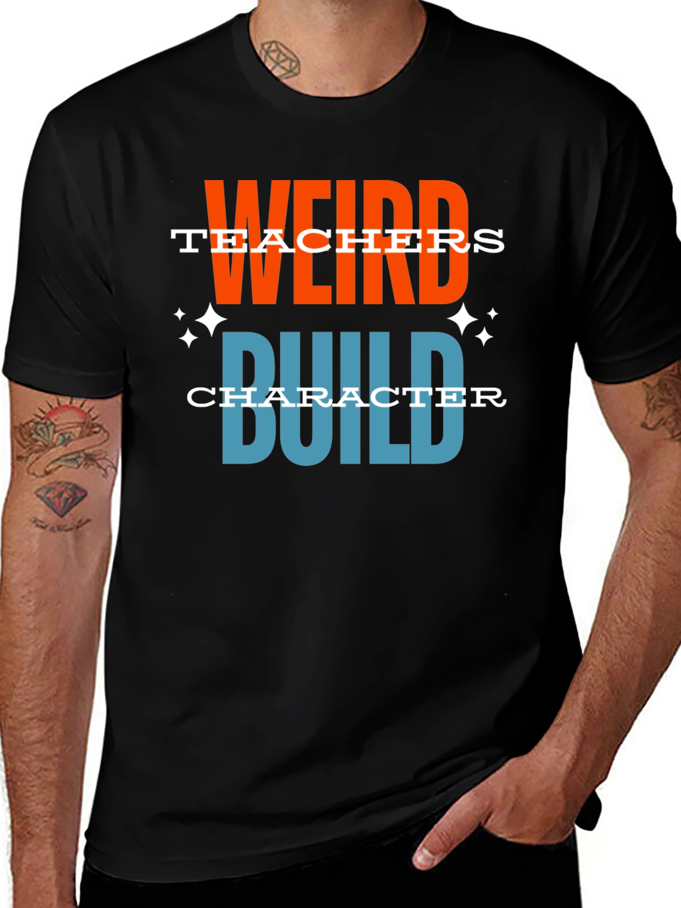 Weird Teachers Build Character Graphic T-Shirt