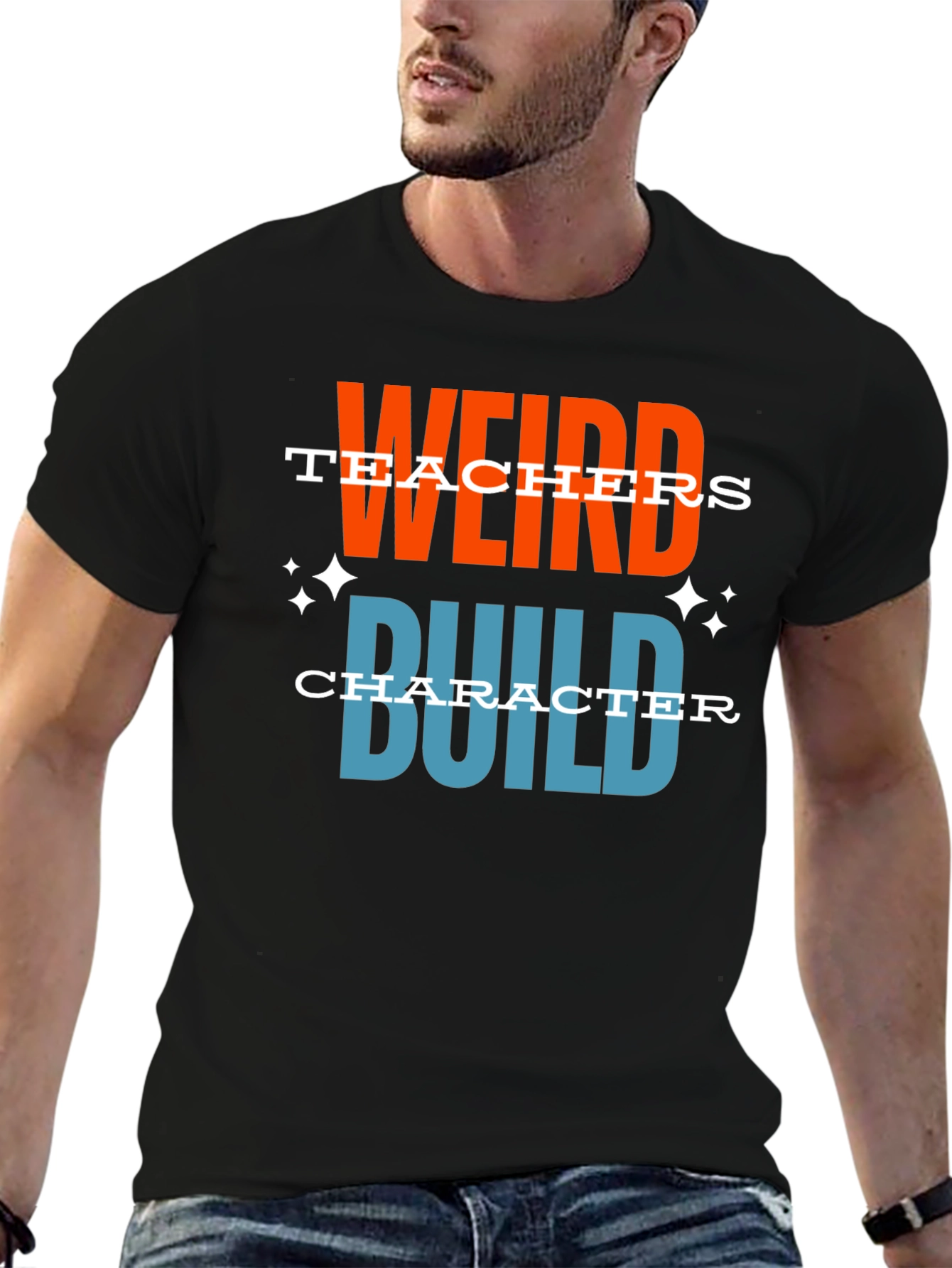 Weird Teachers Build Character Graphic T-Shirt