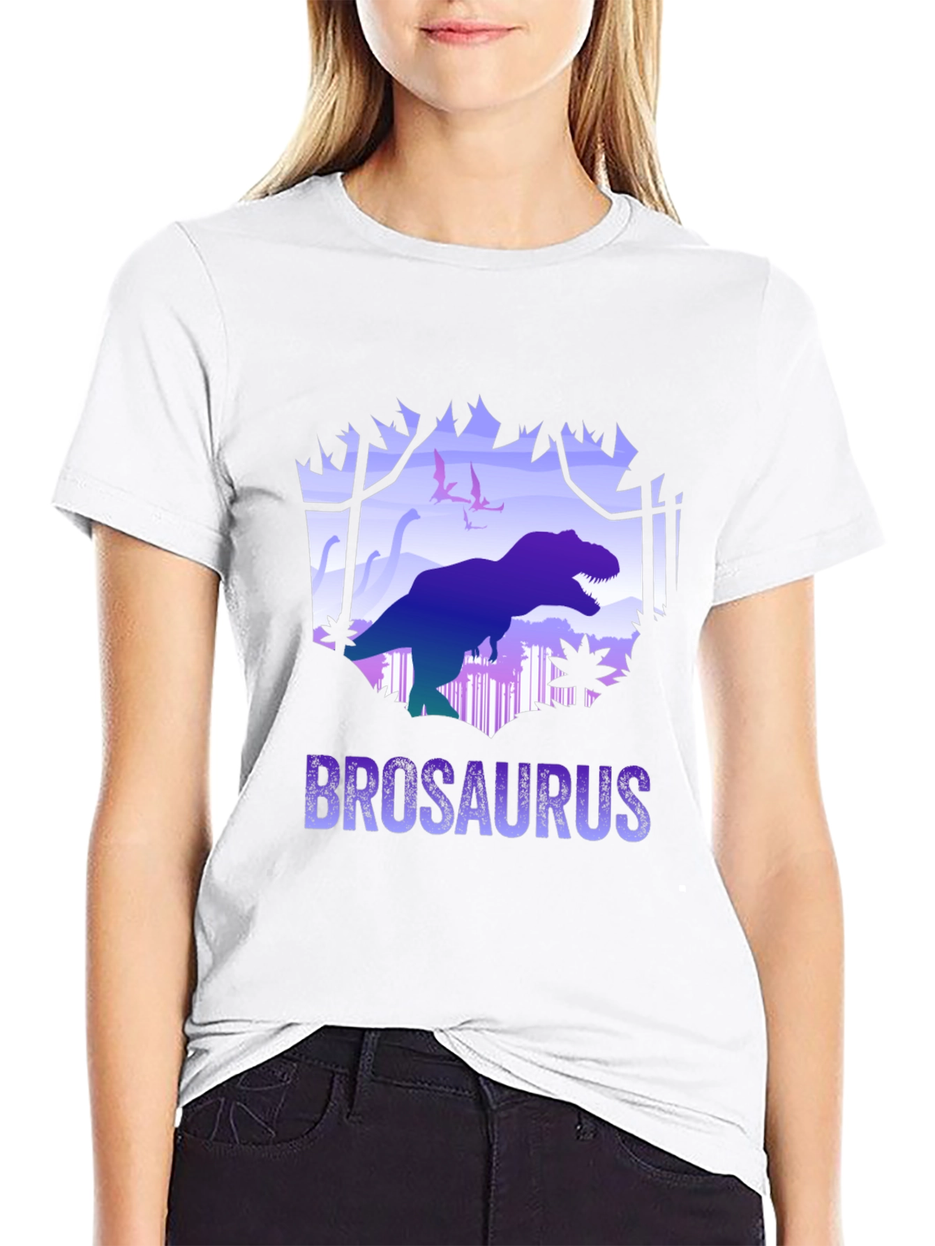 Brosaurus Graphic T-Shirt - Dinosaur Tee