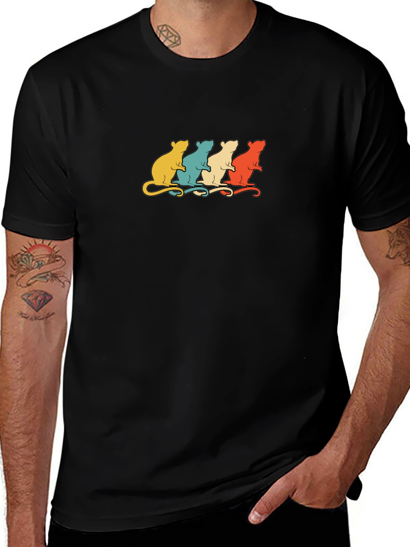Retro Rat Pack T-Shirt - Stylish & Unique