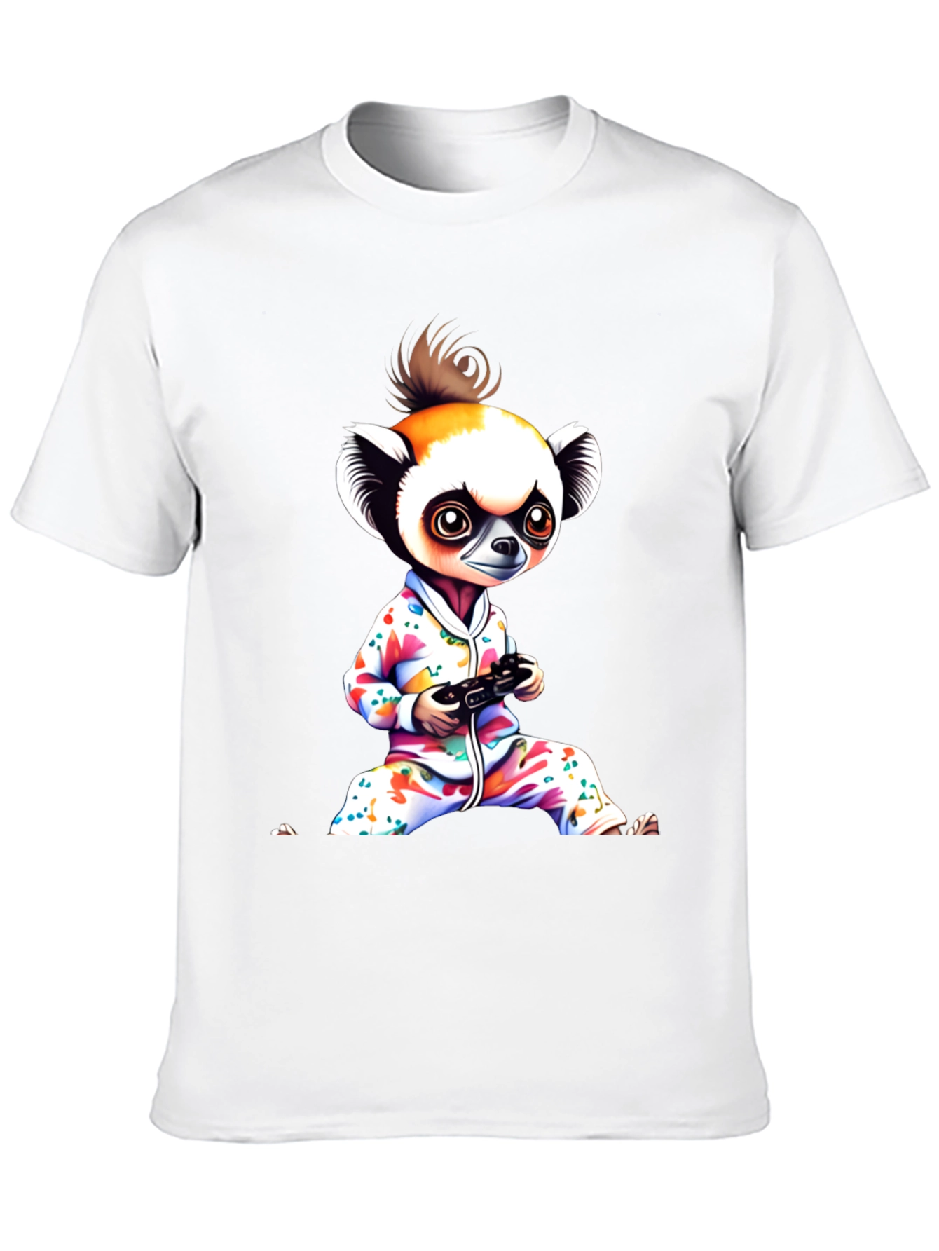 Gamer Lemur Graphic Tee