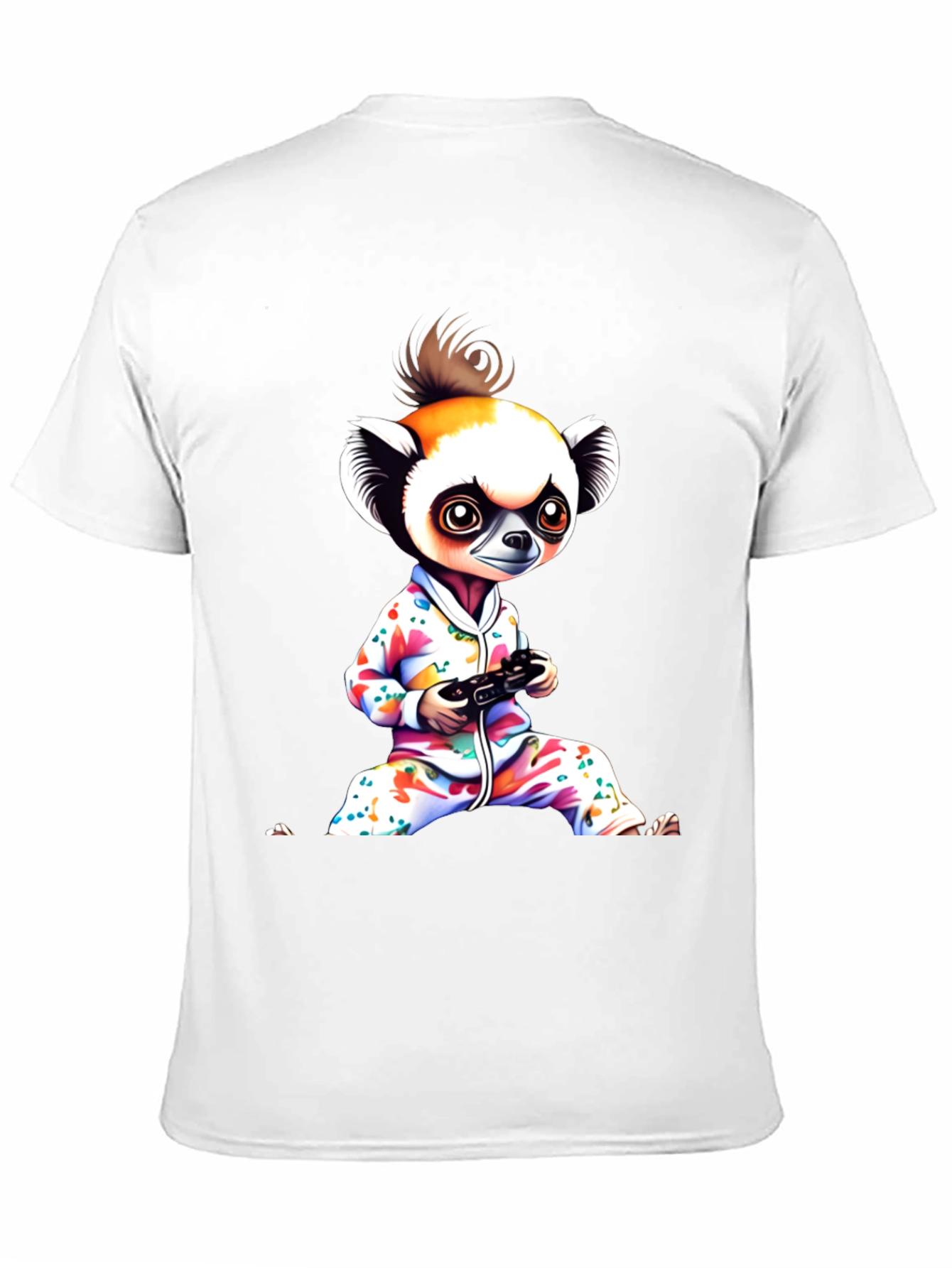 Gamer Lemur Graphic Tee