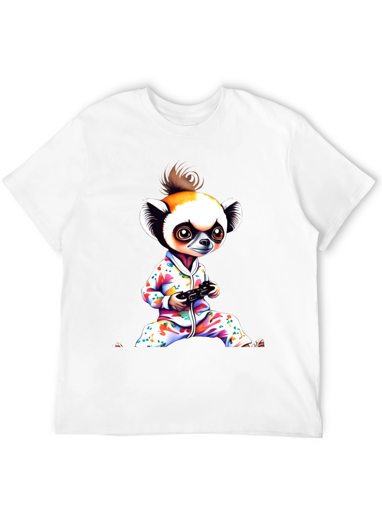 Gamer Lemur Graphic Tee