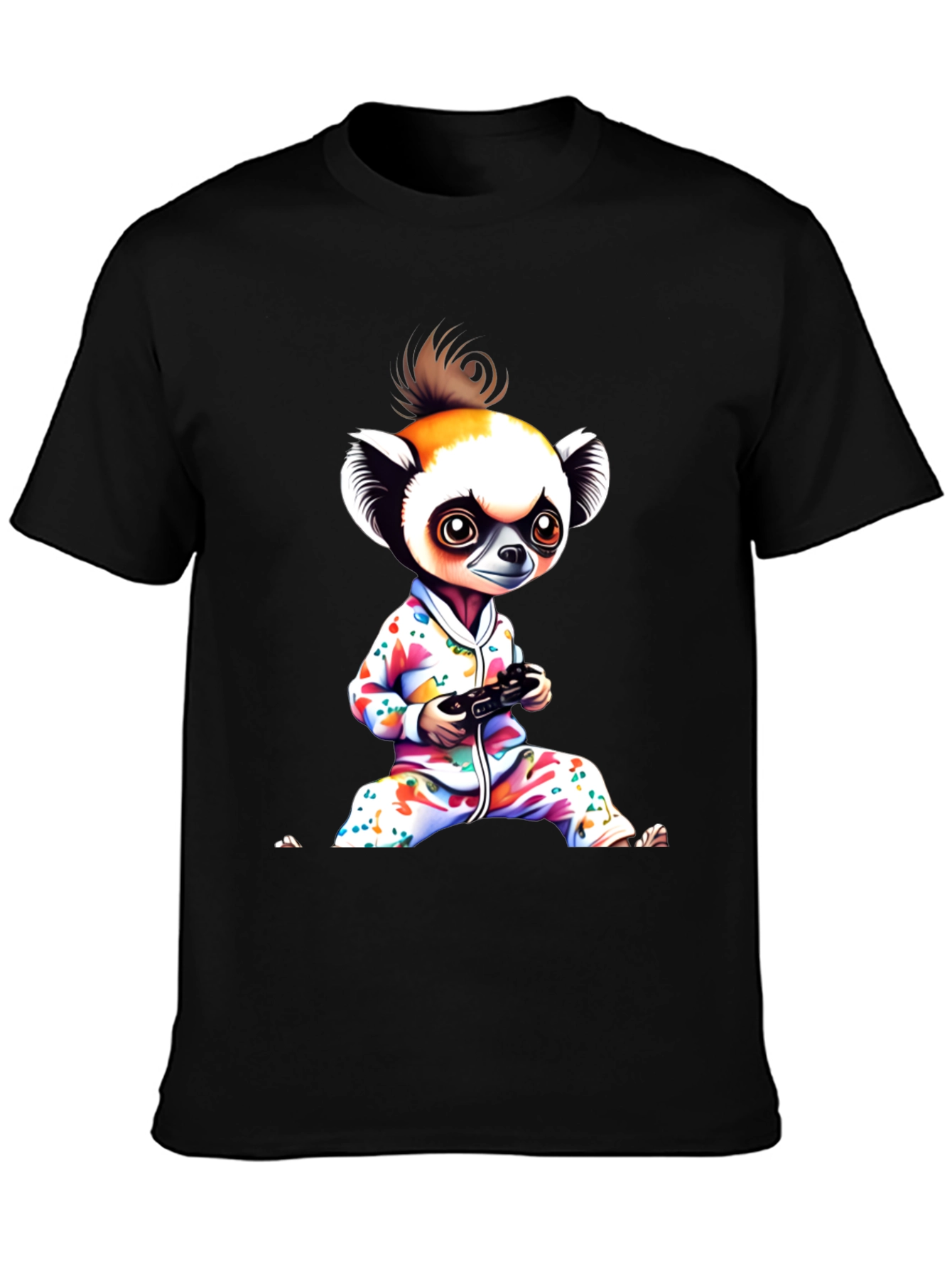 Gamer Lemur Graphic Tee