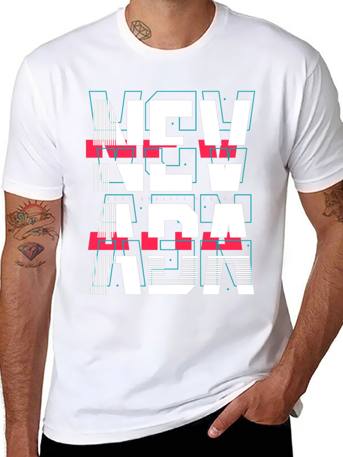 Retro Nevada Graphic T-Shirt Cool City Design