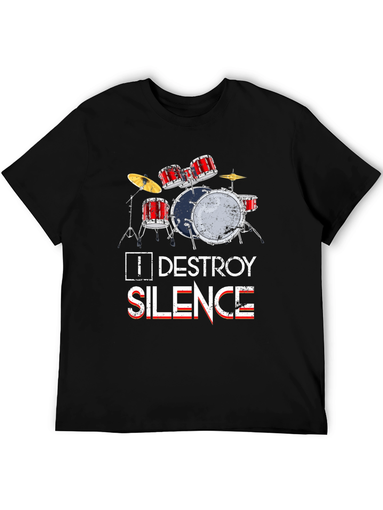 Destroy Silence Drum T-Shirt