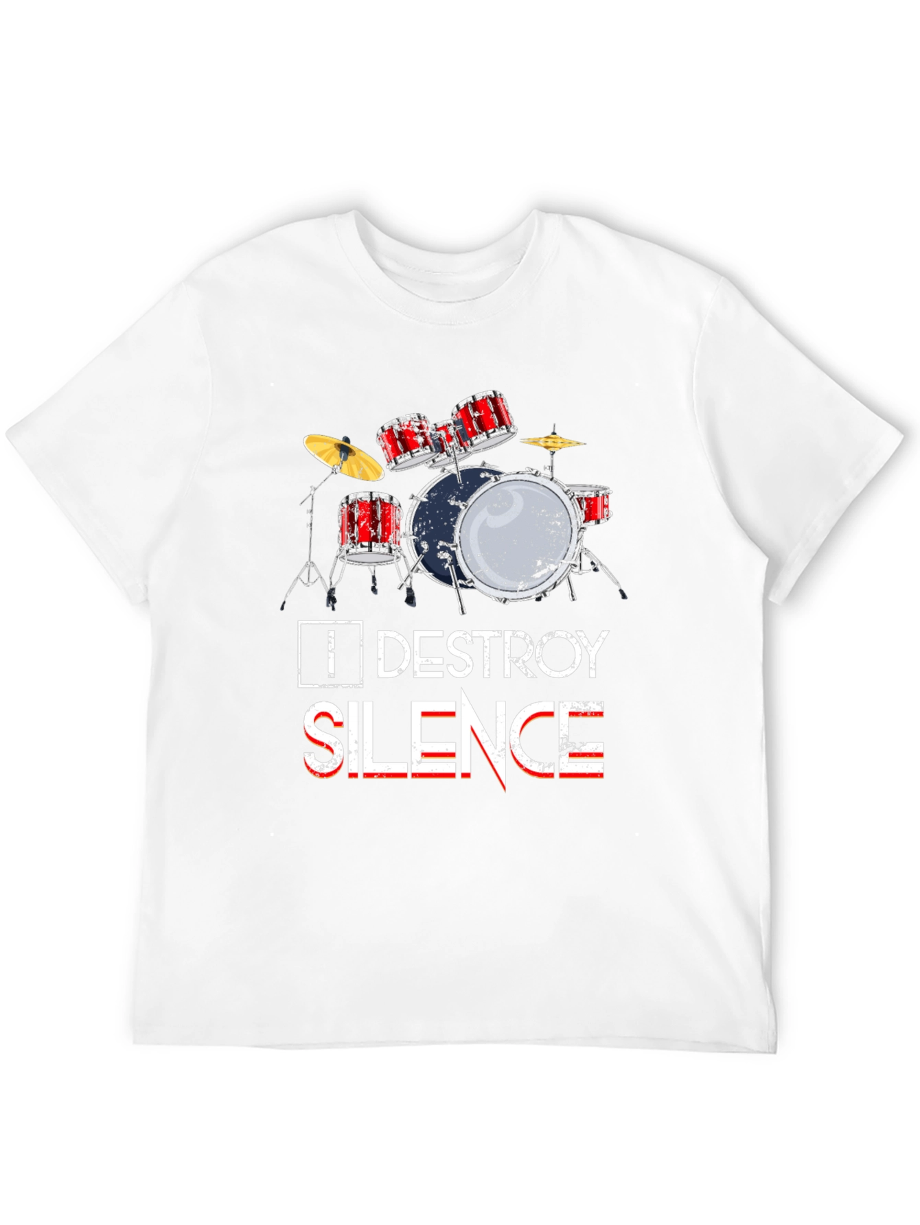 Destroy Silence Drum T-Shirt