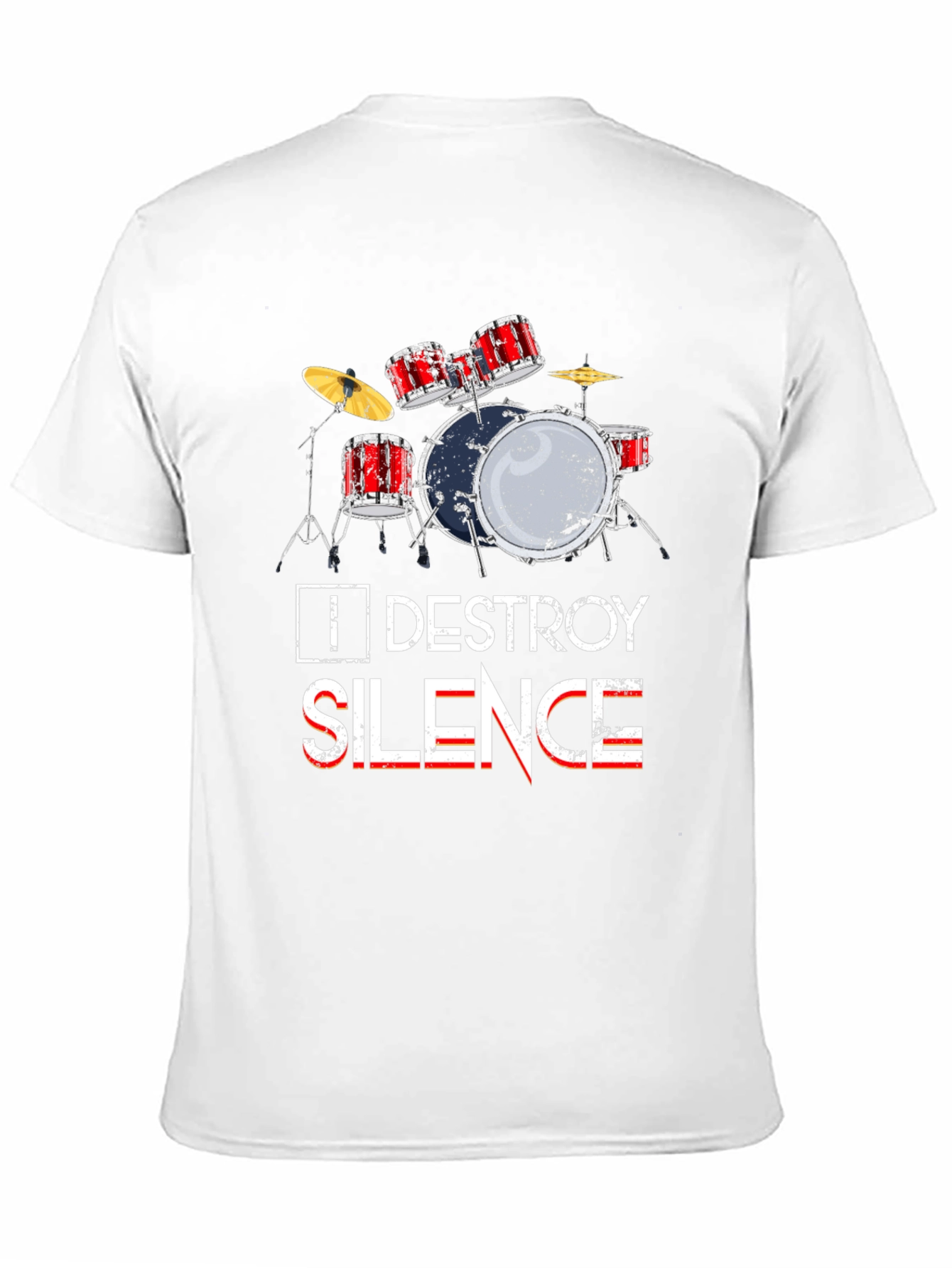 Destroy Silence Drum T-Shirt