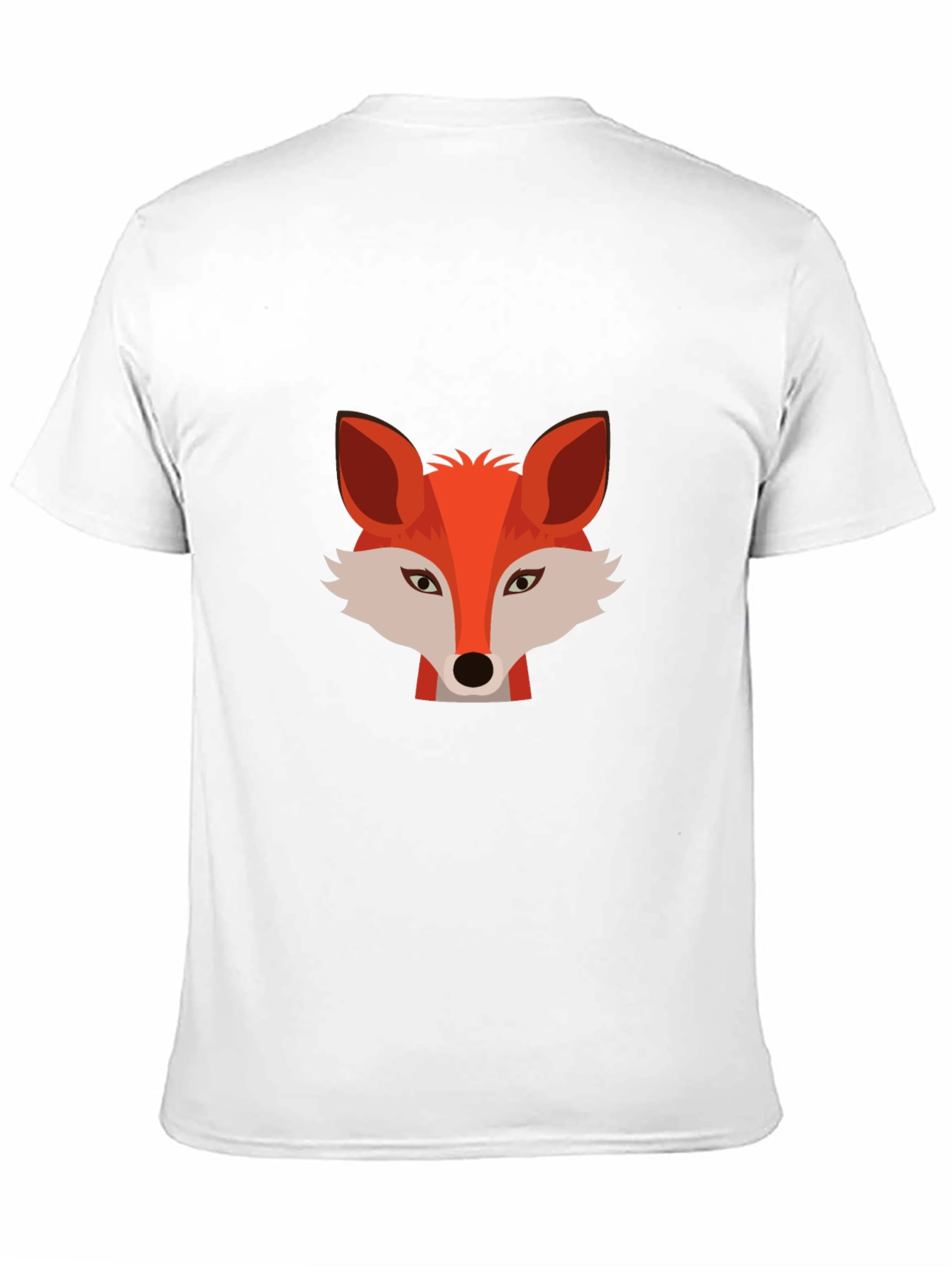 Stylish Fox Graphic Black T-Shirt