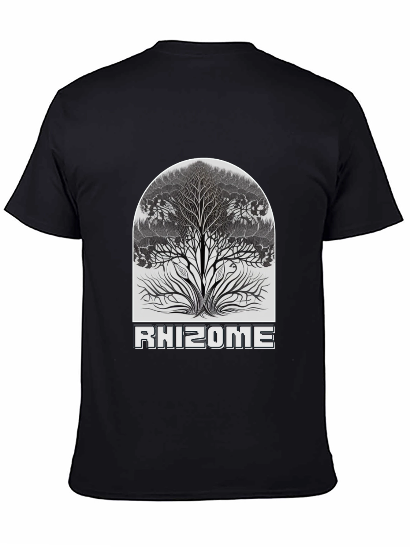 Rhizome Tree Graphic Tee - Stylish Nature Design