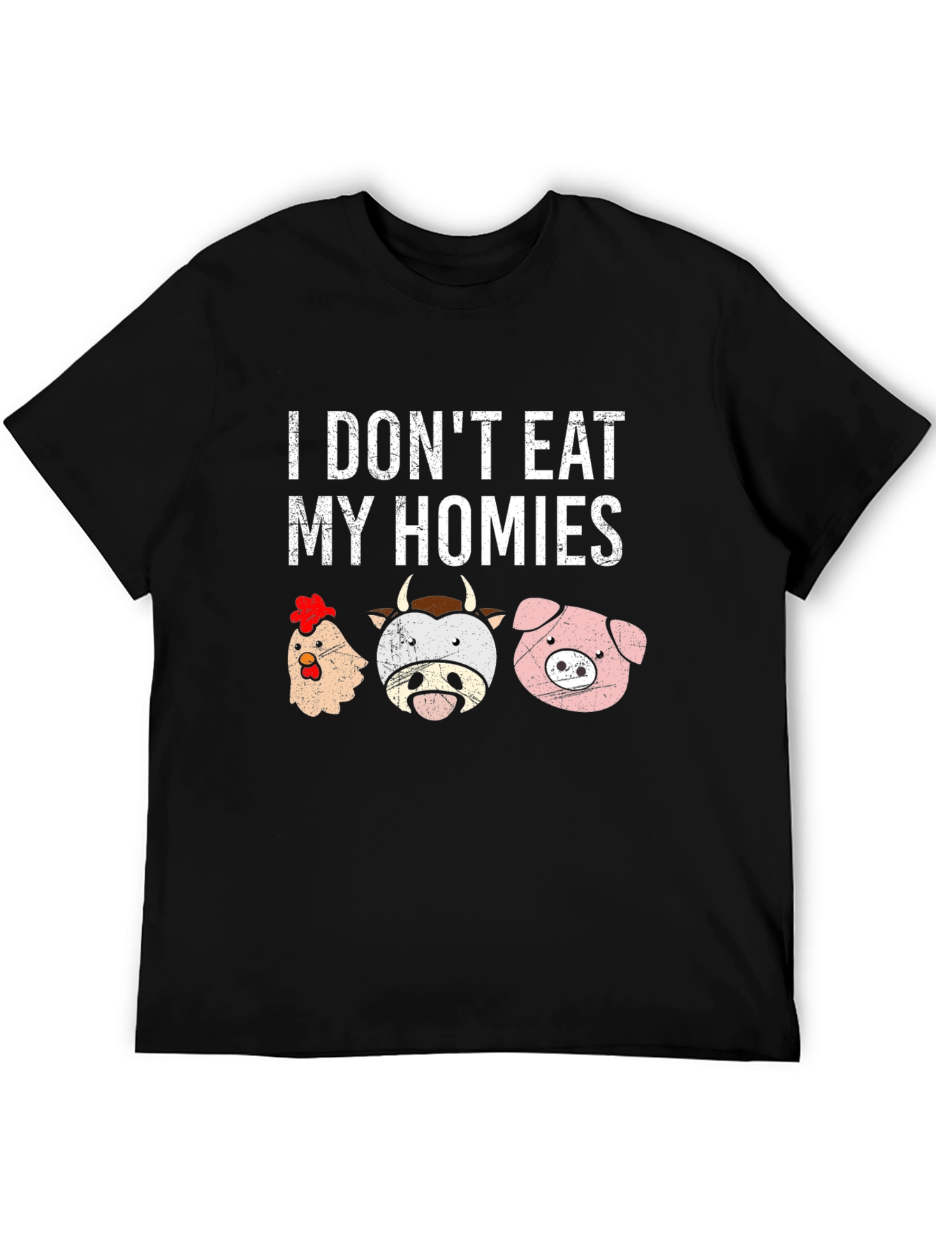Vegan T-Shirt - I Dont Eat My Homies