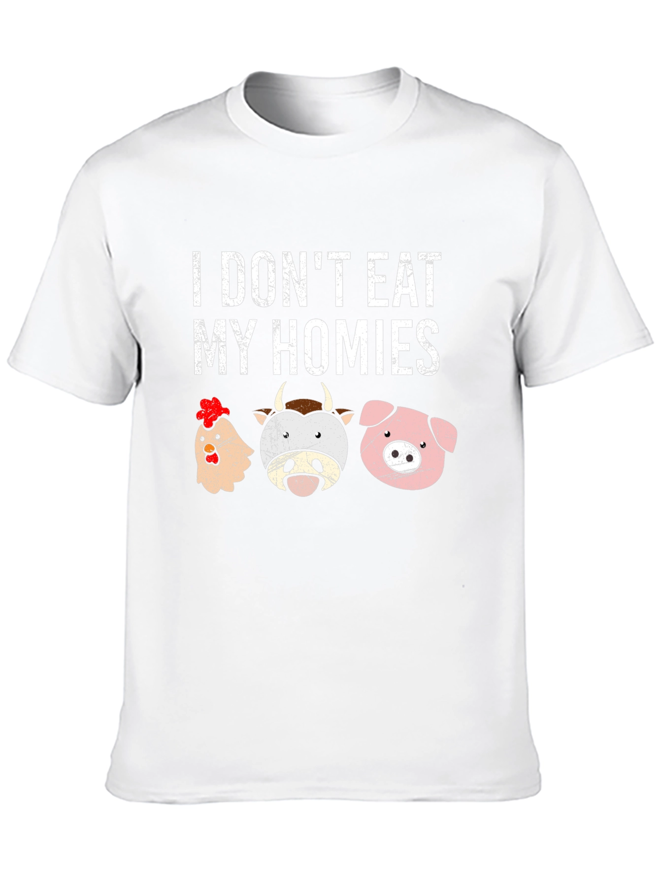 Vegan T-Shirt - I Dont Eat My Homies