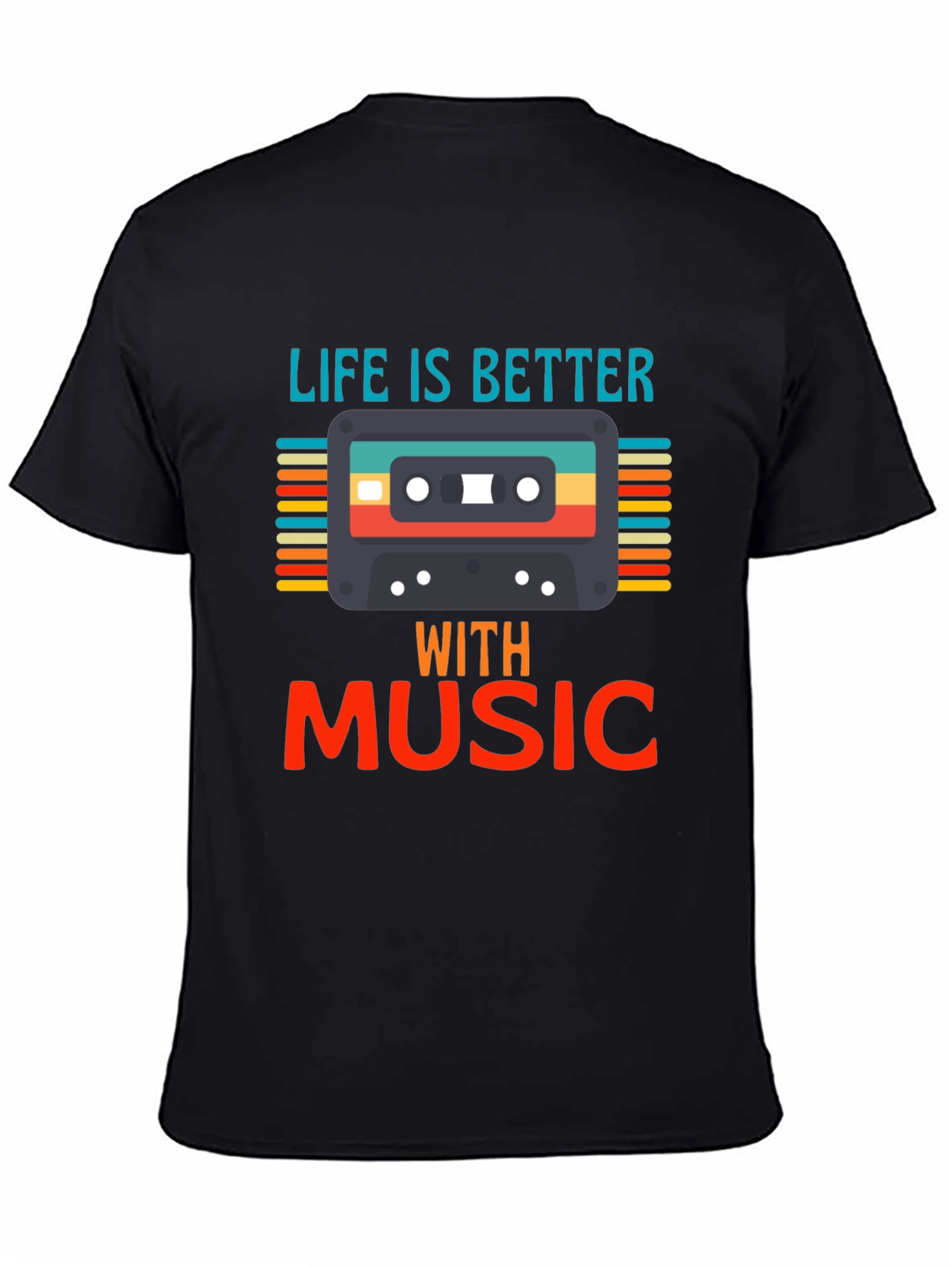 Life Is Better With Music Graphic T-Shirt