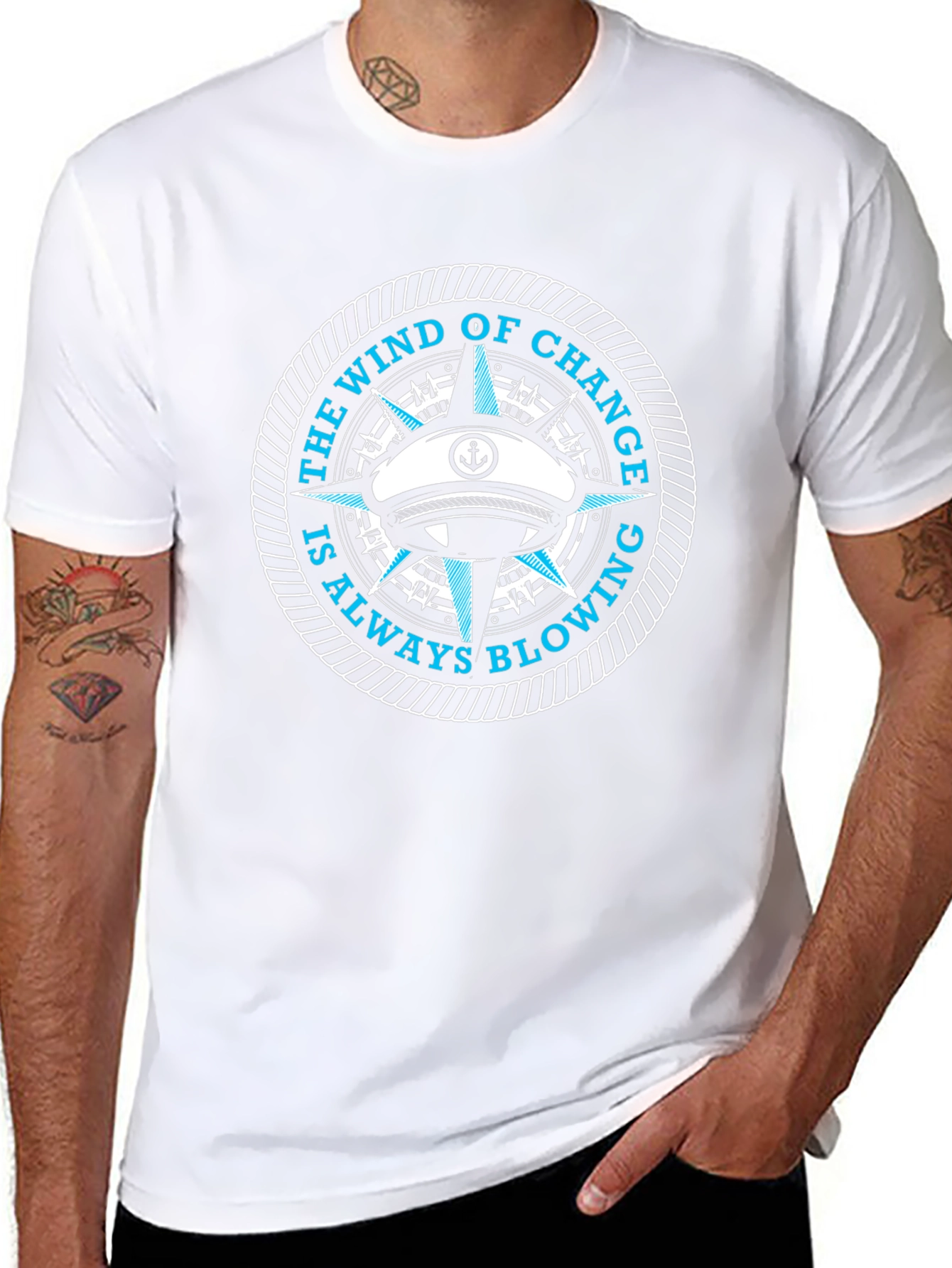 Nautical Theme T-Shirt - Wind of Change