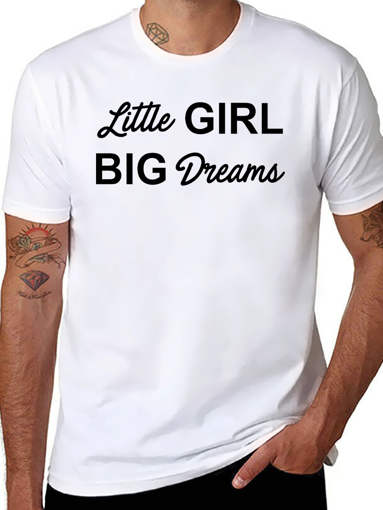 Little Girl Big Dreams Graphic T-Shirt