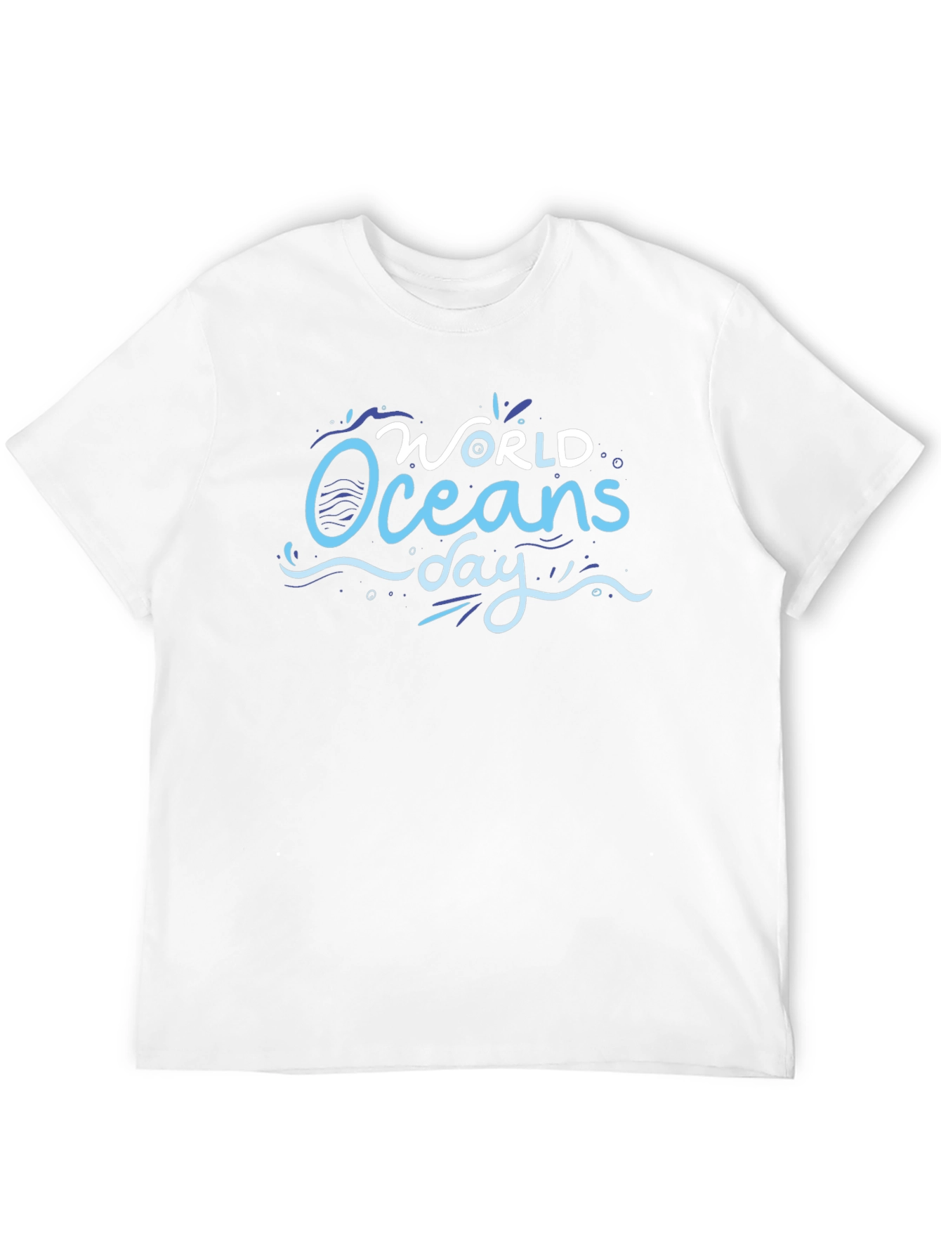 World Oceans Day Black Graphic Tee