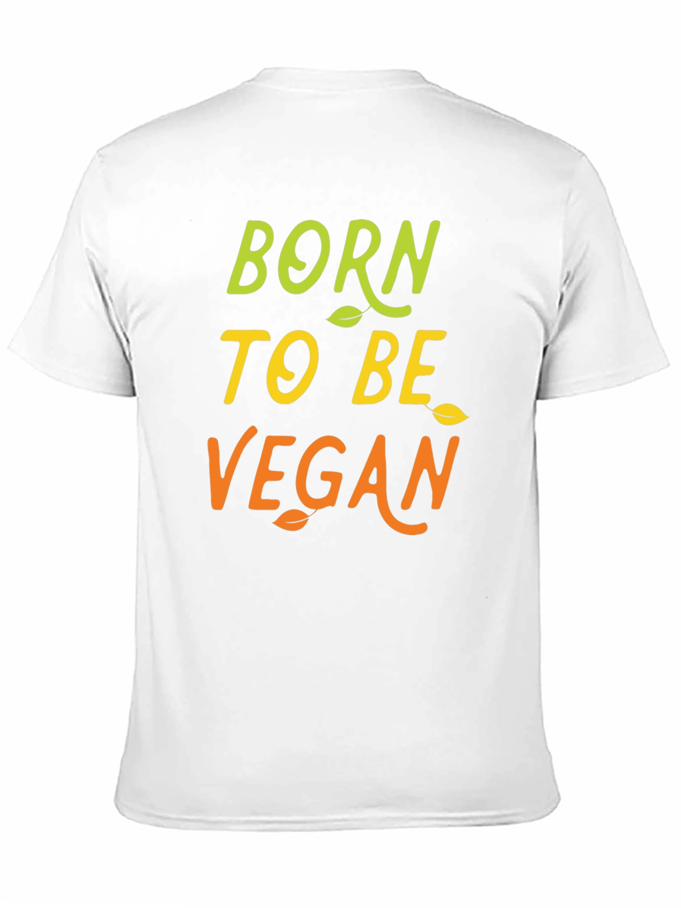 Born to be Vegan Black Graphic Tee