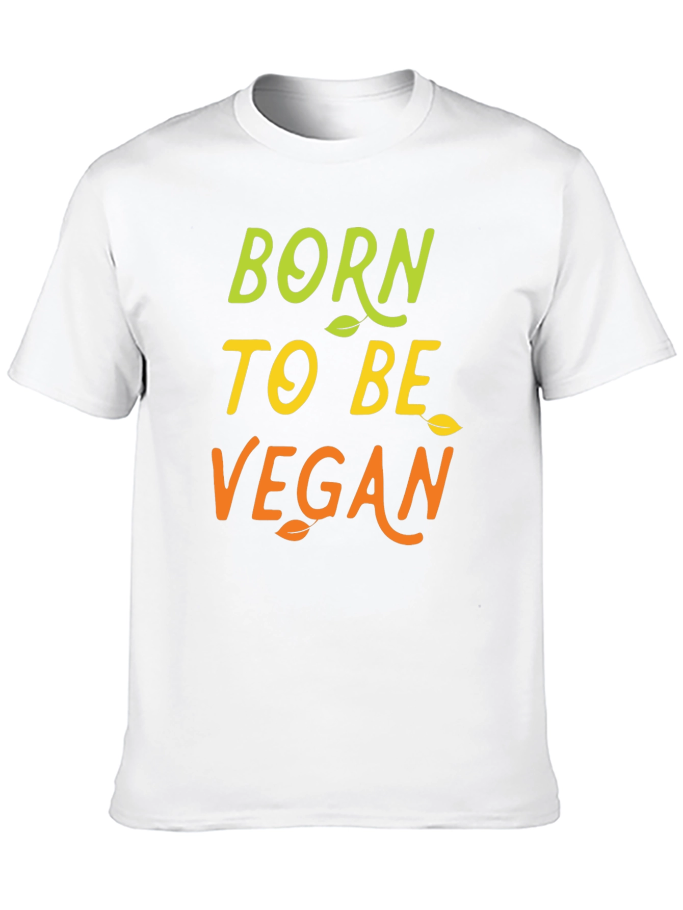 Born to be Vegan Black Graphic Tee