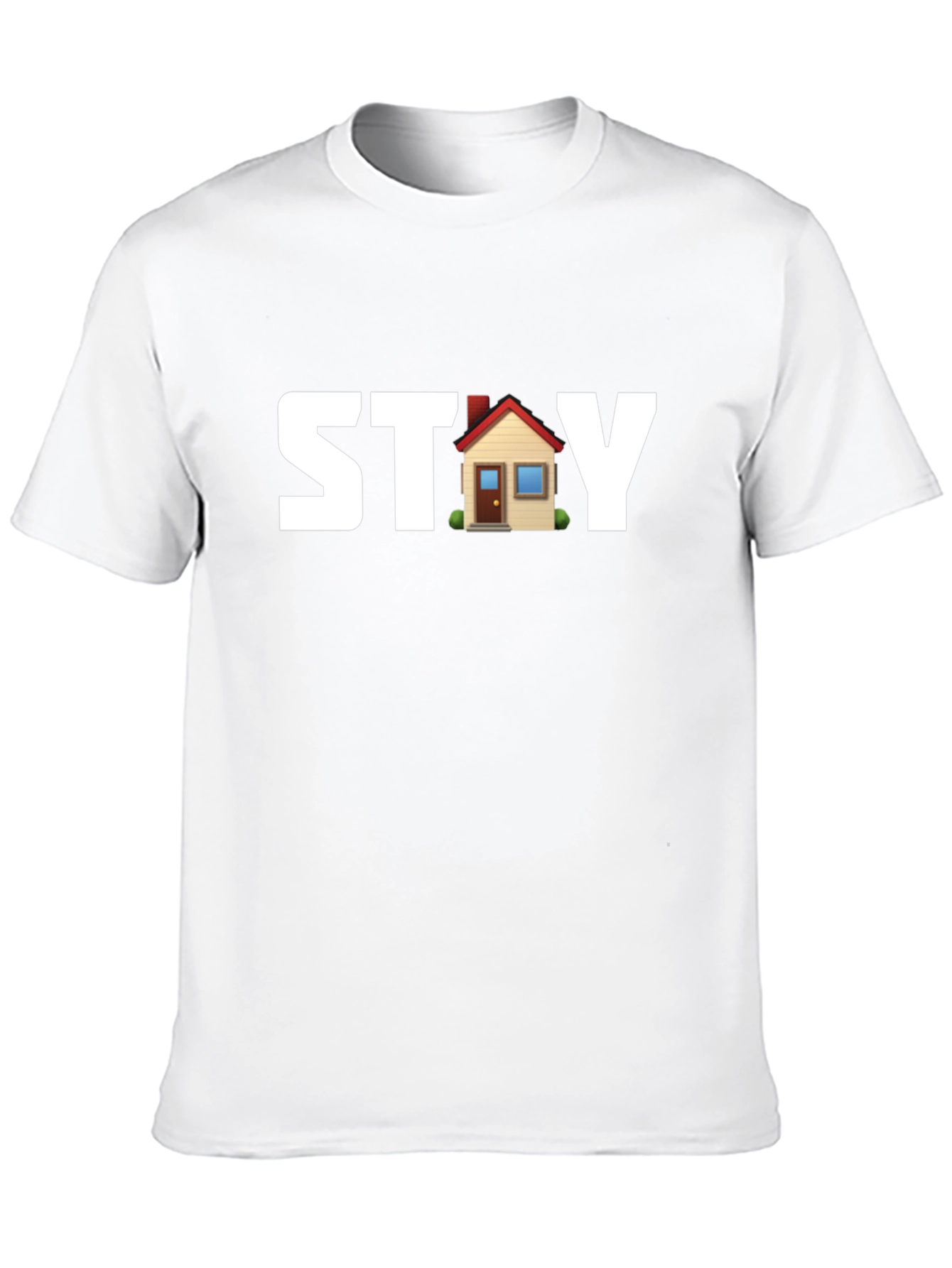 Stay Home Black T-Shirt