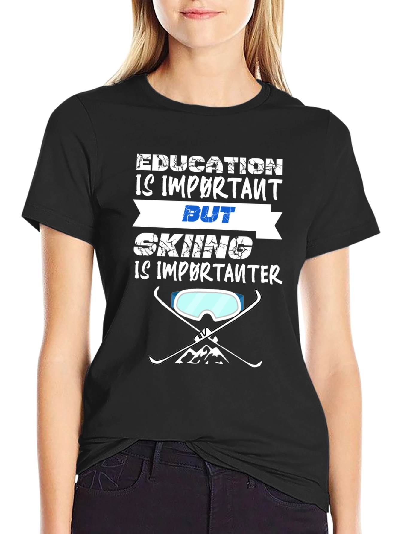 Education vs. Skiing Tee: Important Choice!